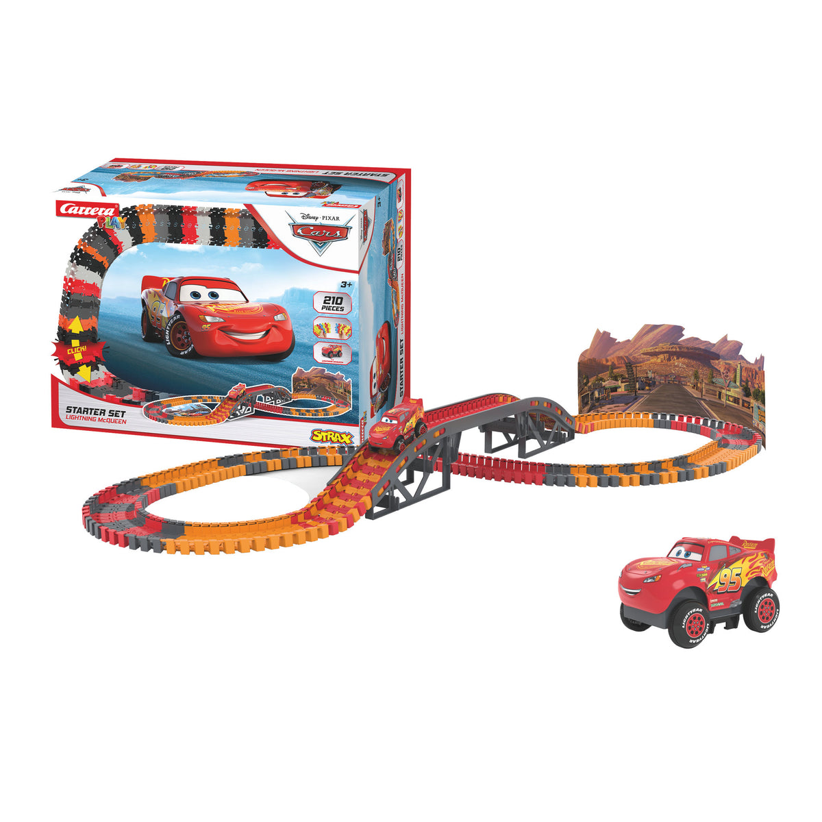 Carrera Play Strax Disney Pixar Cars Lightning McQueen Starter Set
