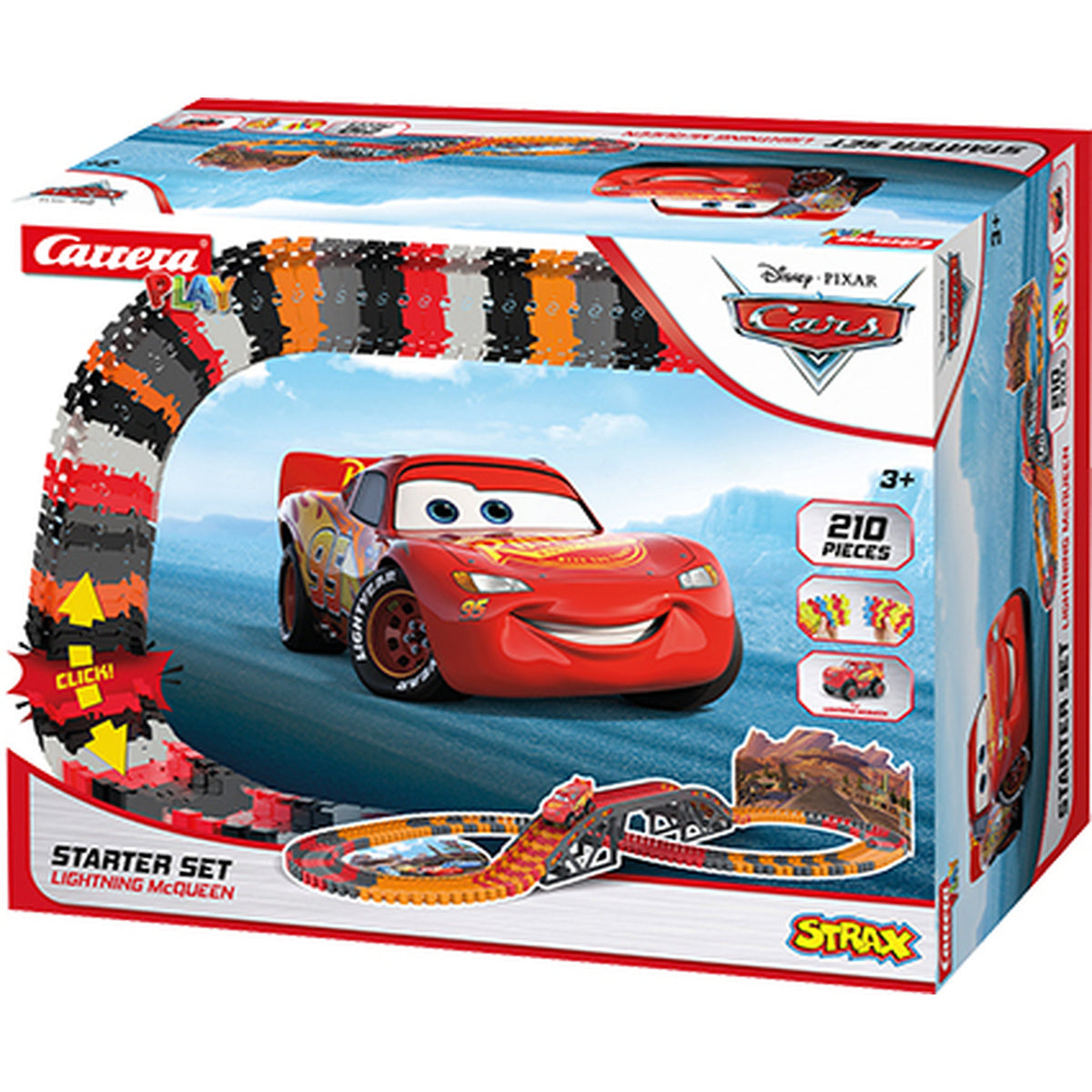 Carrera Play Strax Disney Pixar Cars Lightning McQueen Starter Set