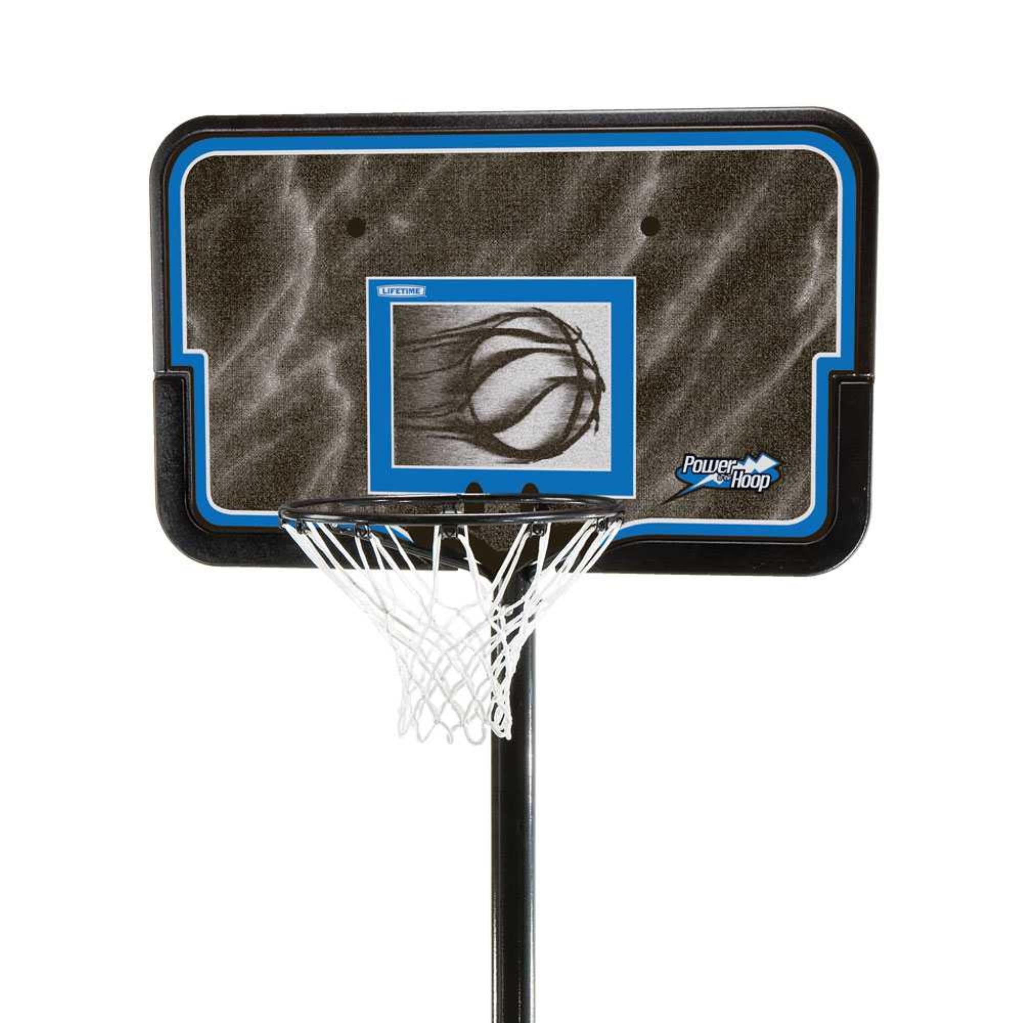 Lifetime Impact 44 Inch Backboard Adjustable Portable Basketball System