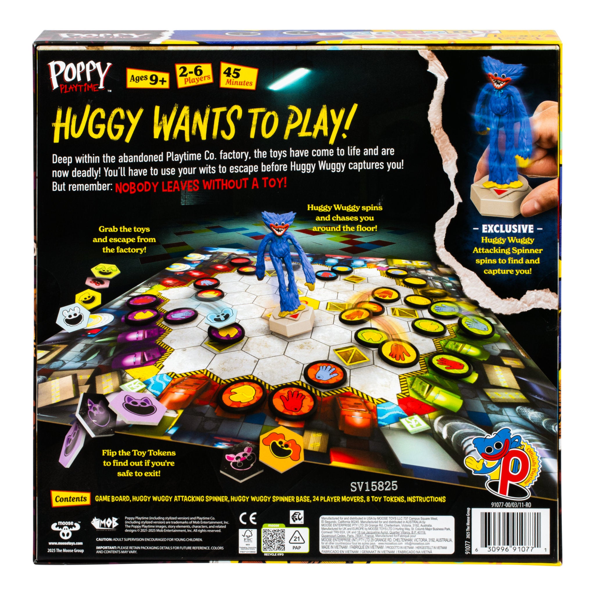 Poppy Playtime Factory Frenzy Board Game