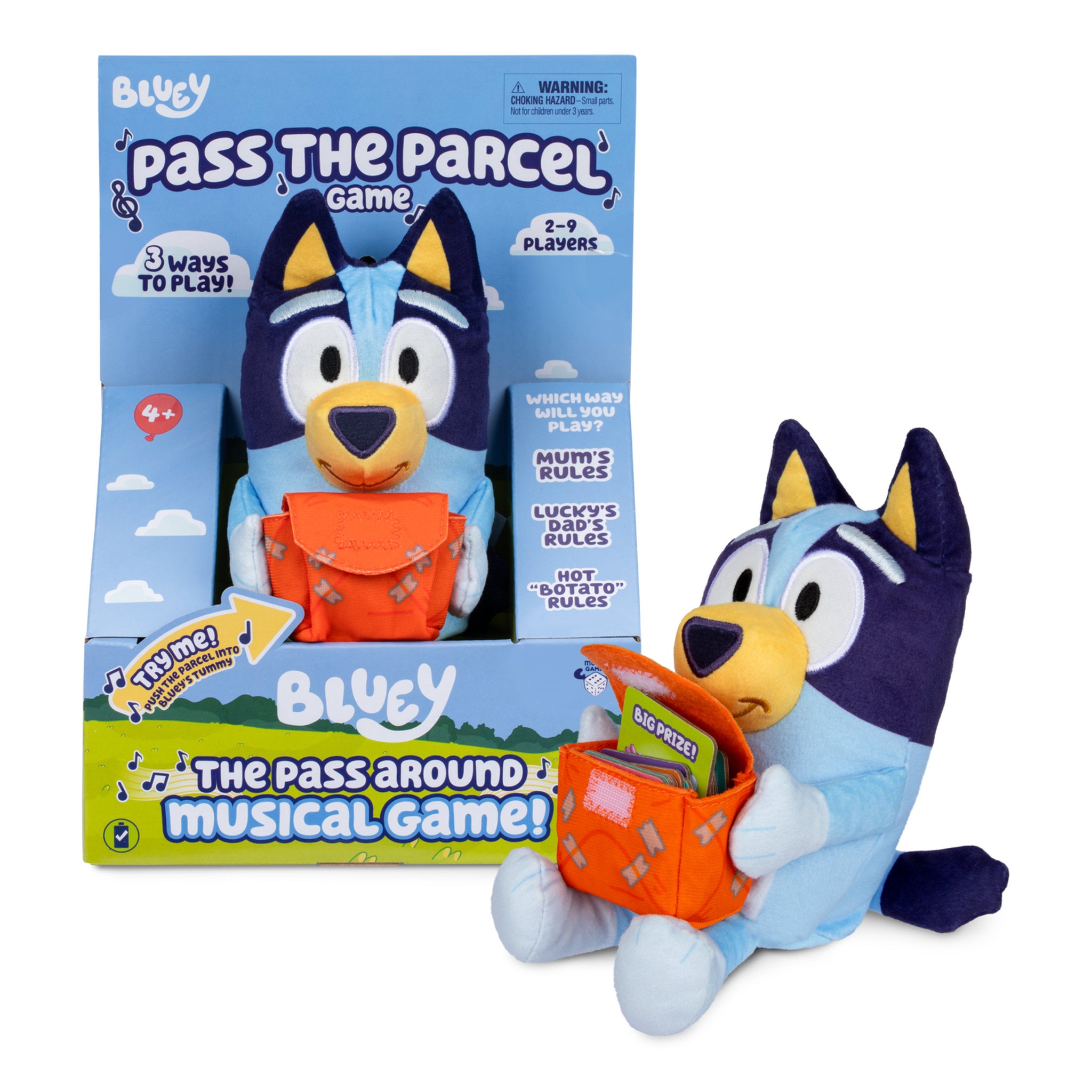 Bluey Pass The Parcel Musical Game