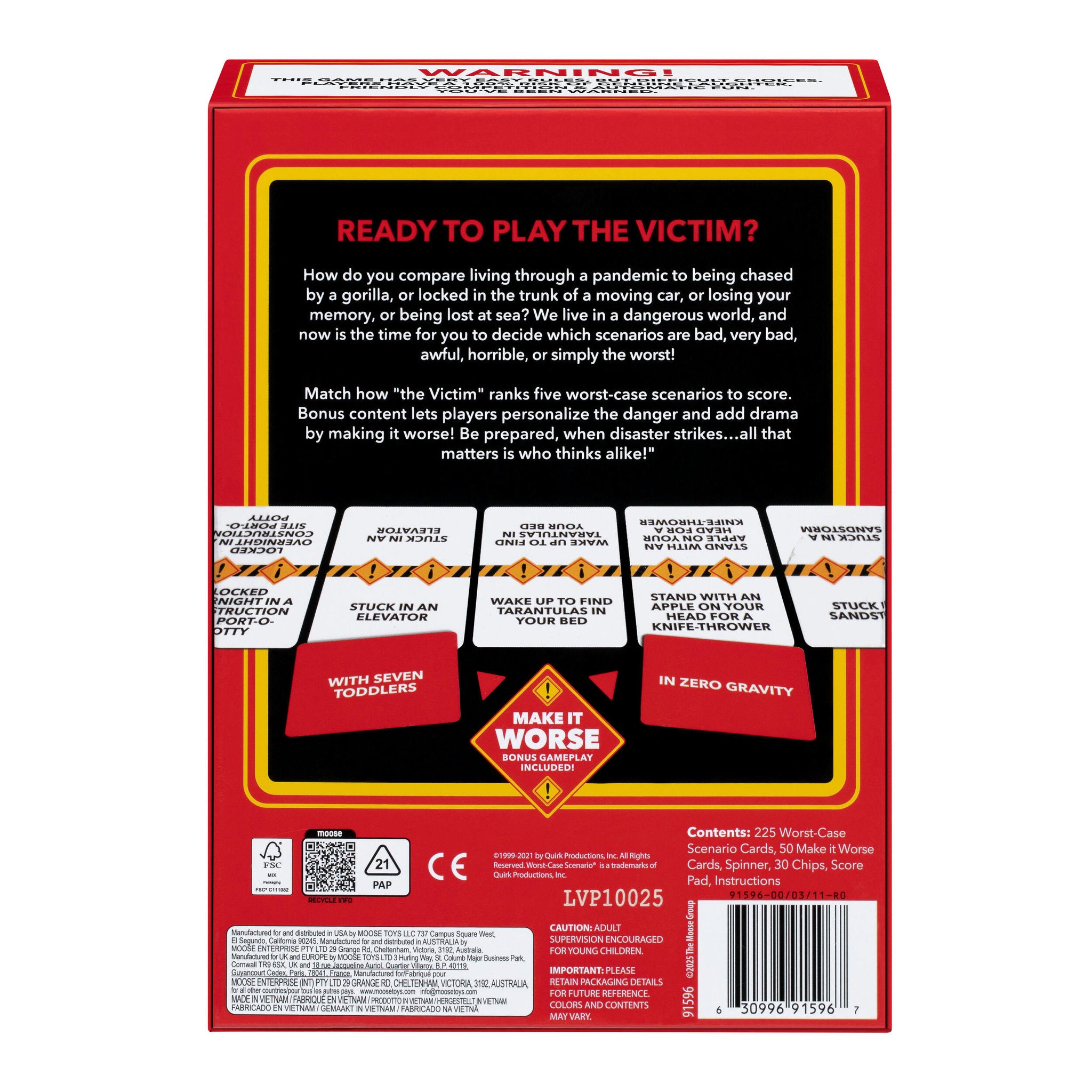 The Worst-Case Scenario Card Game Bonus Edition