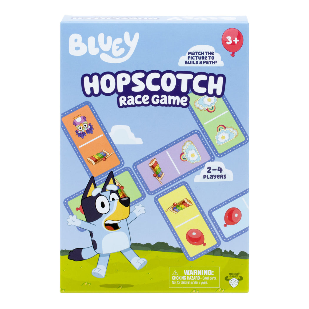Bluey Hopscotch Race Card Game - 1