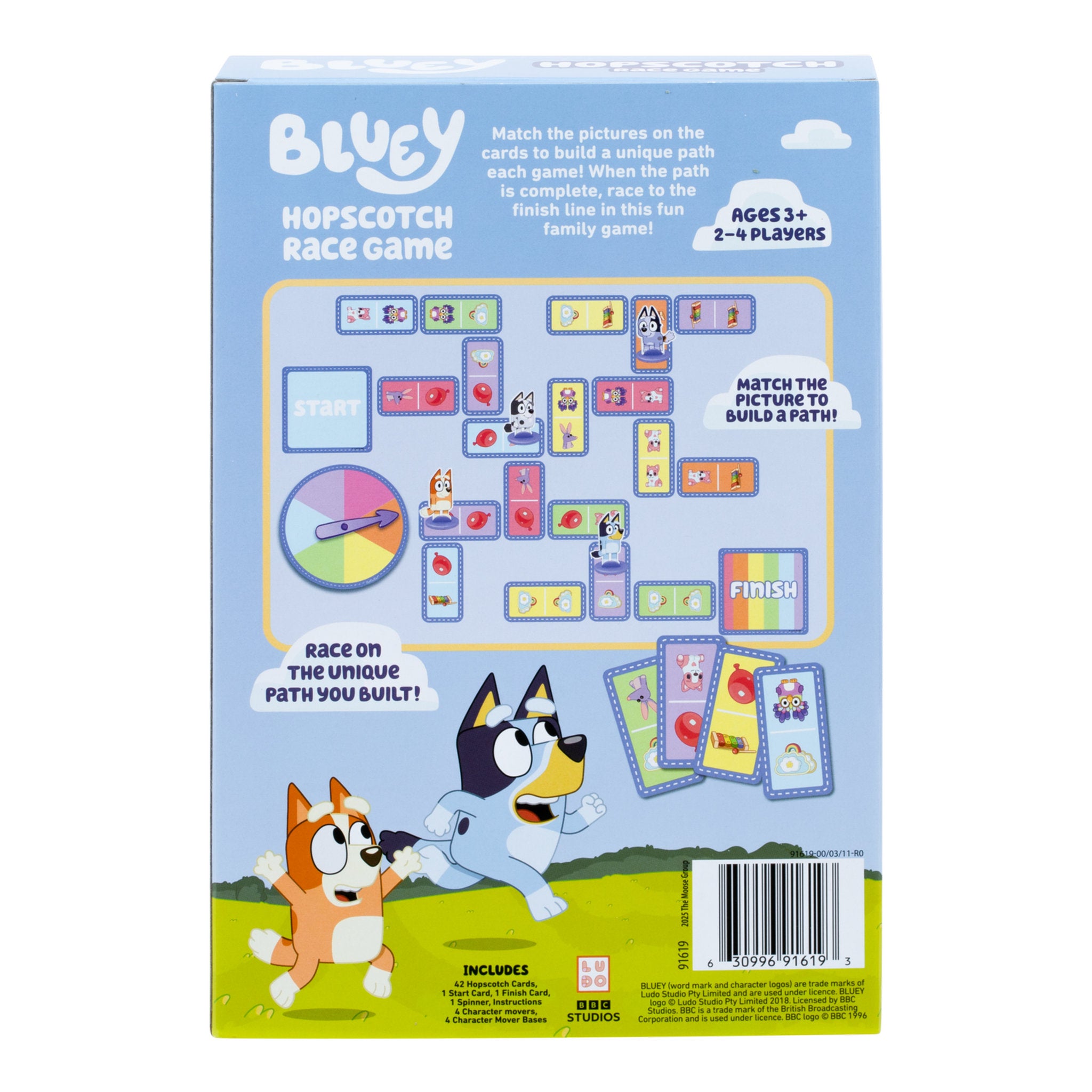 Bluey Hopscotch Race Game