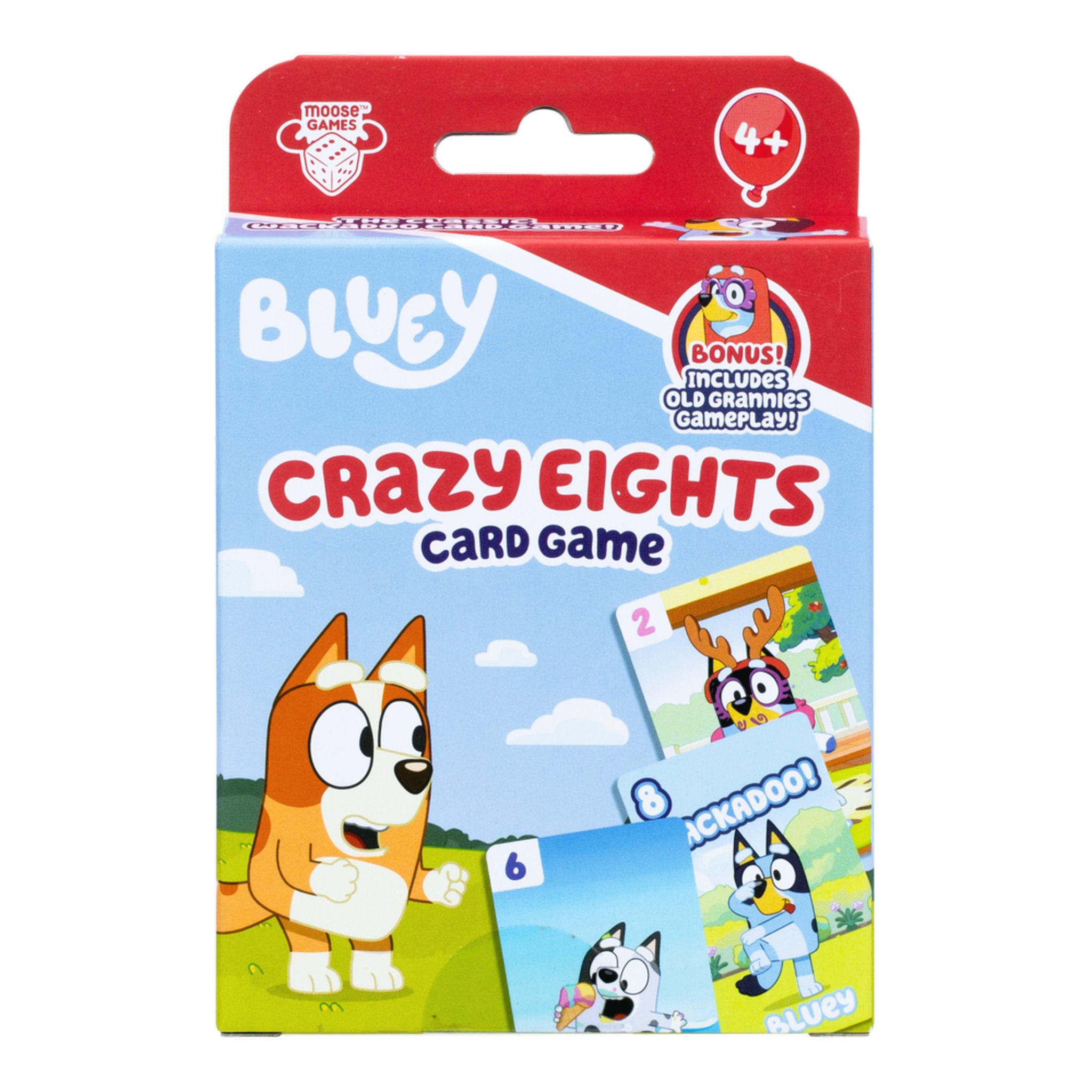 Bluey Crazy Eights Card Game