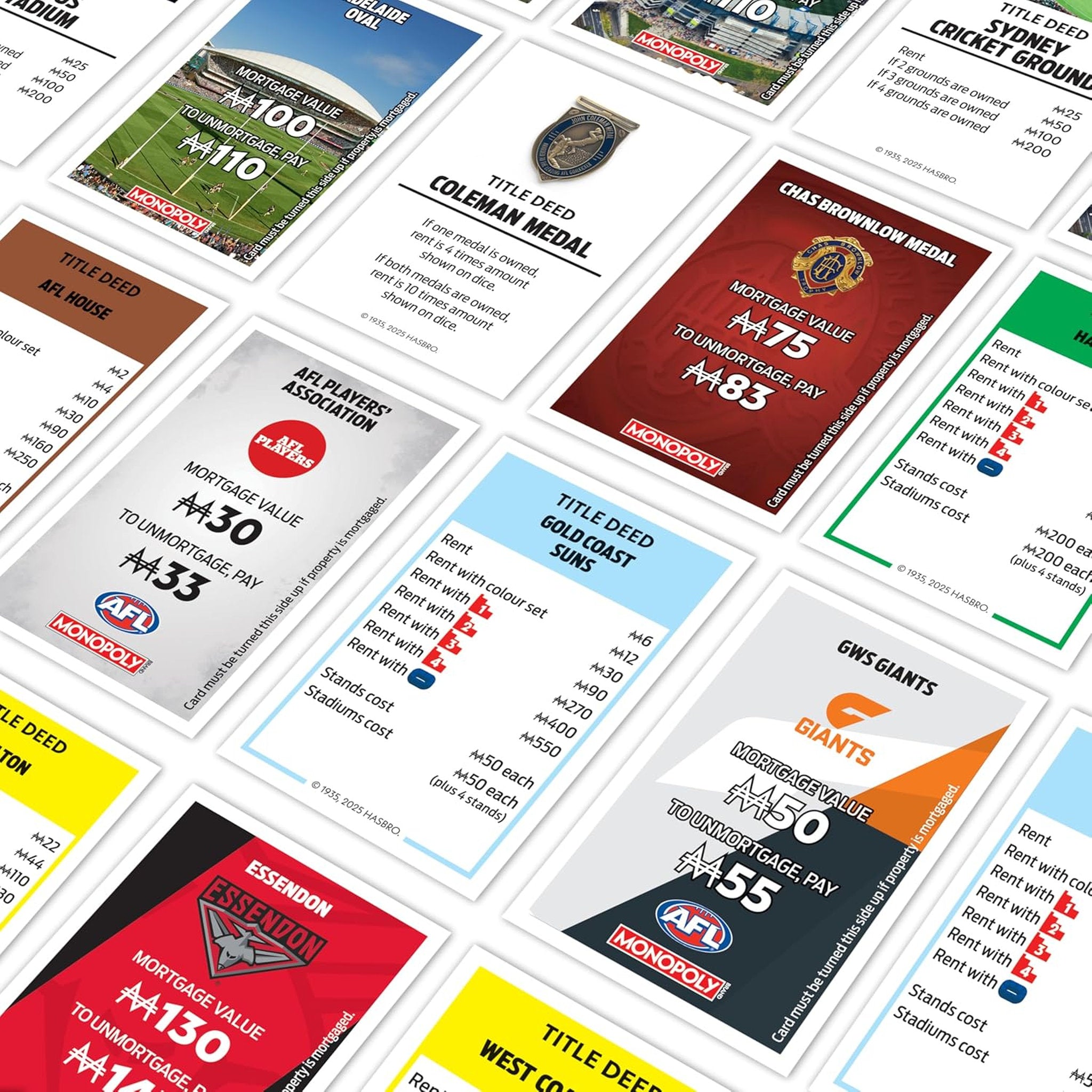 Monopoly ARL Board Game