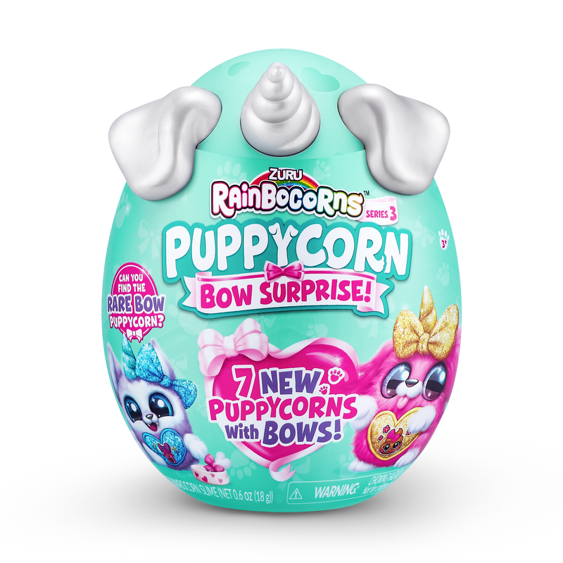 ZURU Rainbocorns Puppycorns Series 3 Bow Surprise Assorted Styles - 1