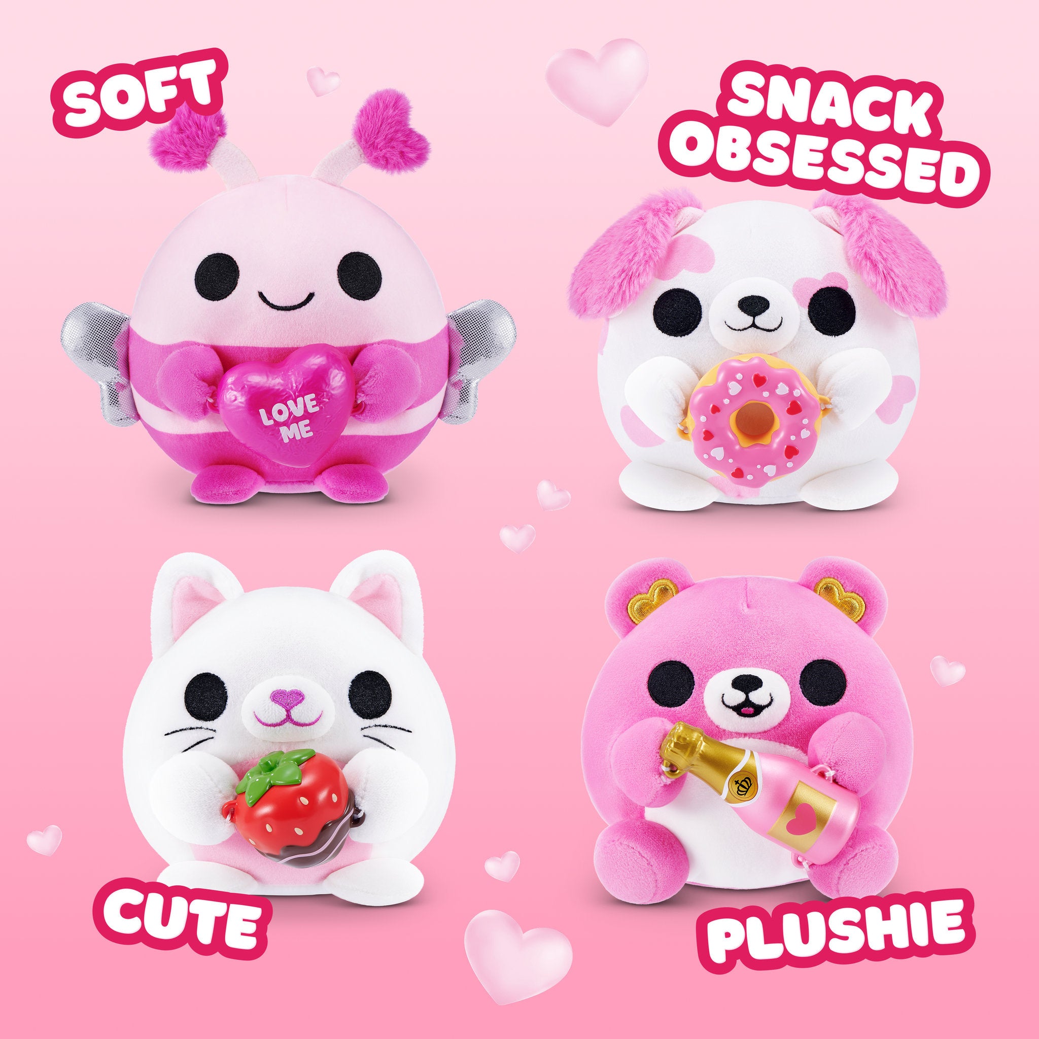 ZURU Snackles 5 Inch Plush Love Series 2 - Blind Box