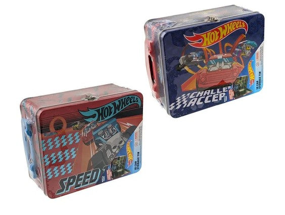 Hot Wheels 18 Car Storage Tin Assorted Styles