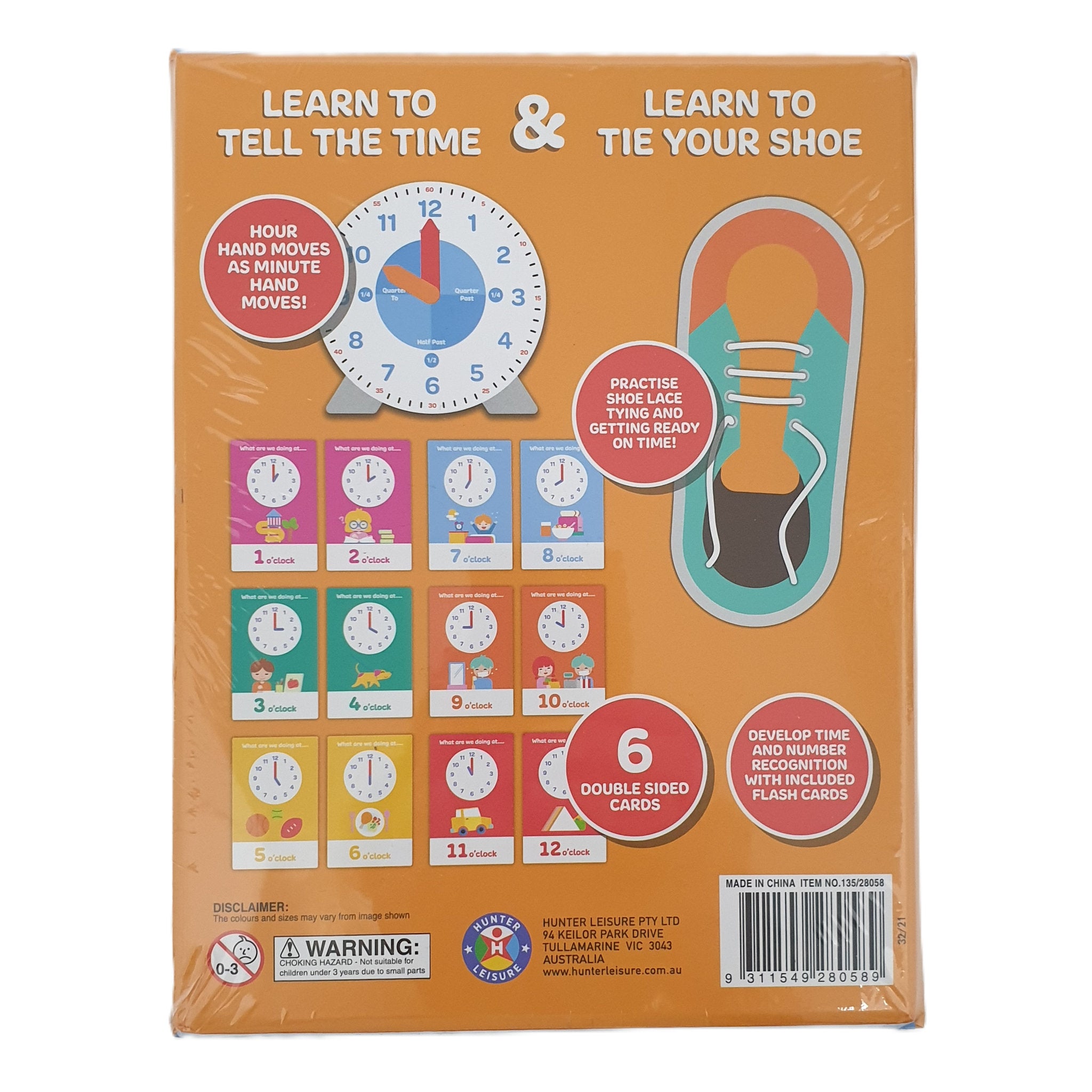 Learn To Tell The Time And Tie Your Shoes Book