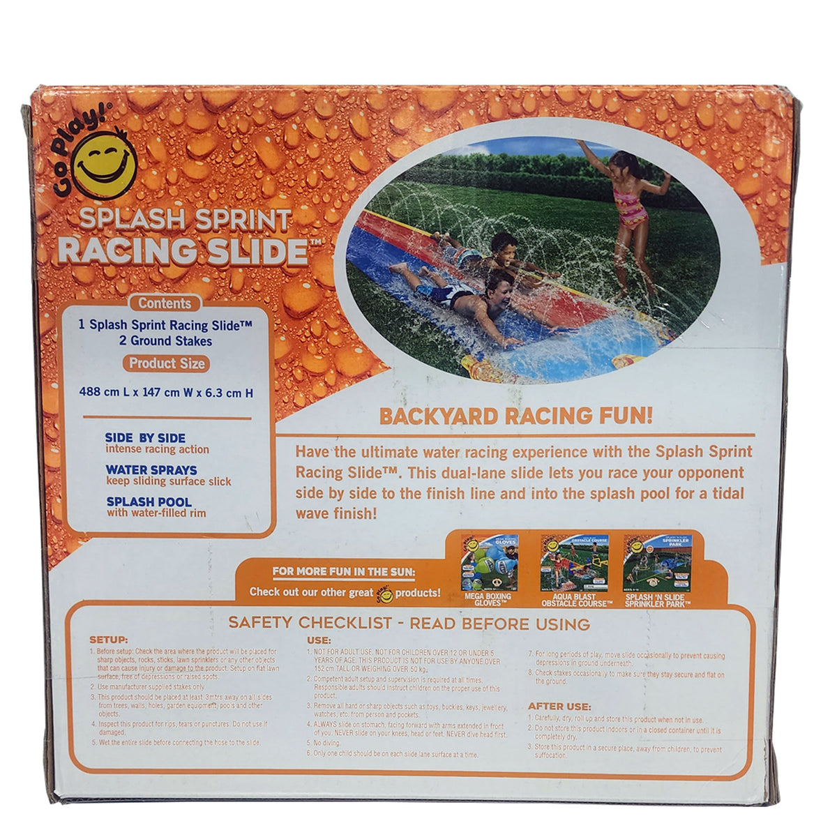 Go Play! Splash Sprint Racing Slide