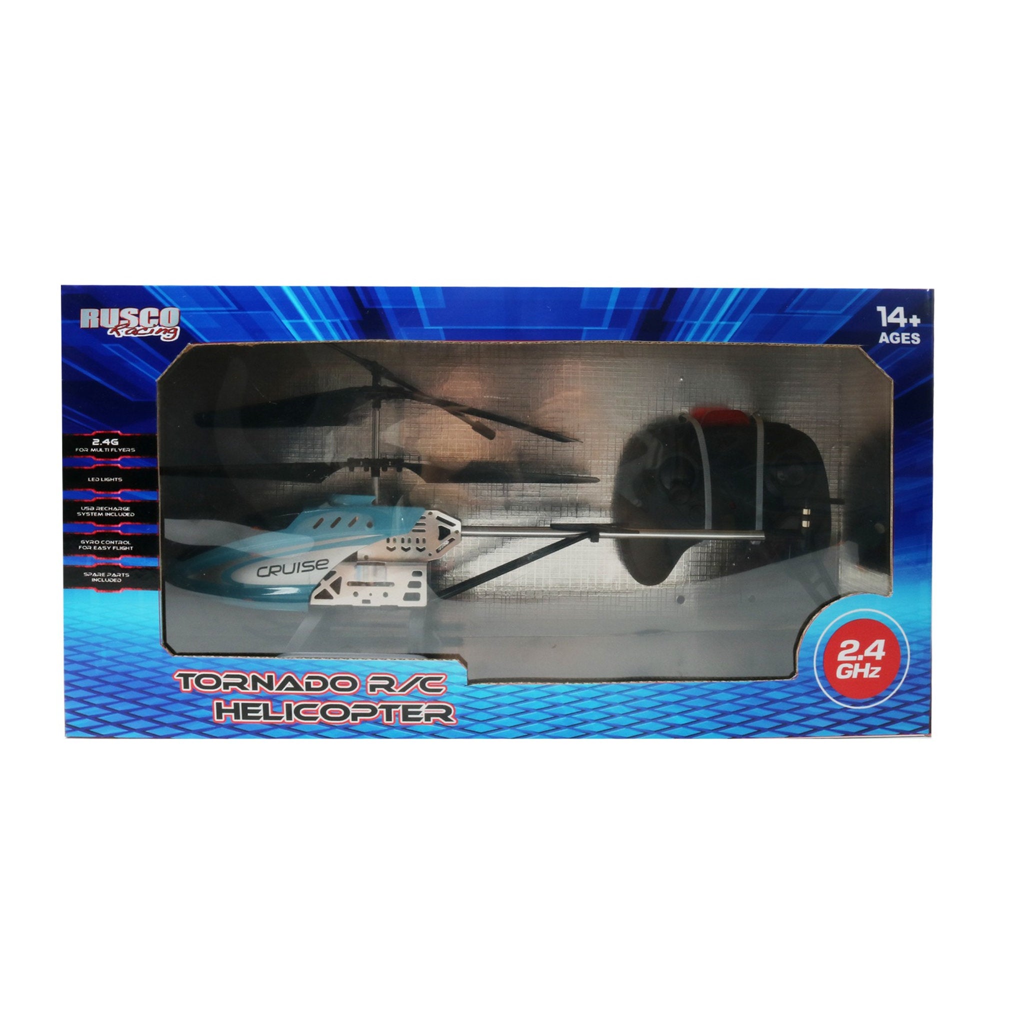 Rusco Racing Tornado R/C Helicopter 2.4 GHz