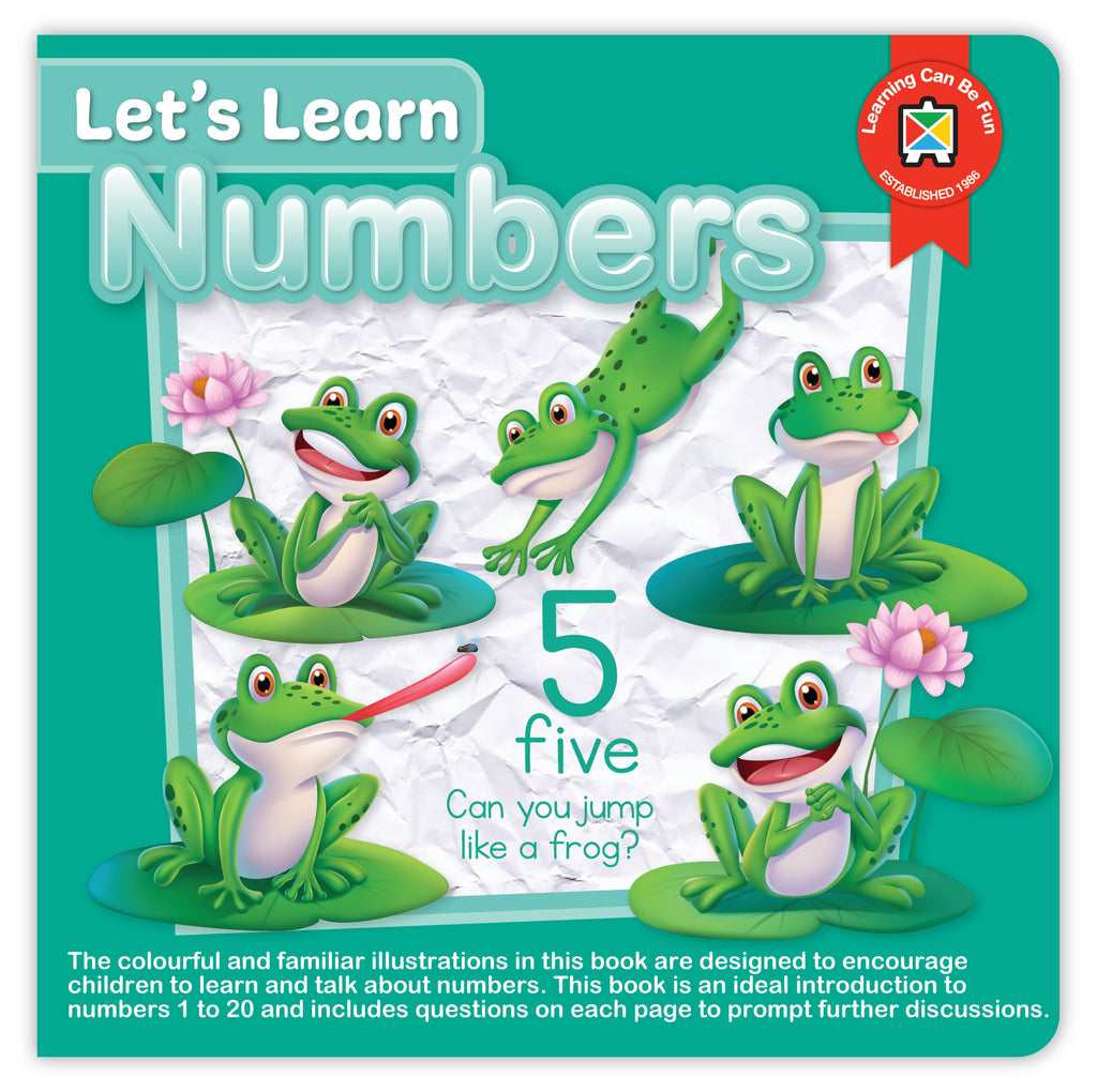 LETS LEARN BOOK NUMBERS