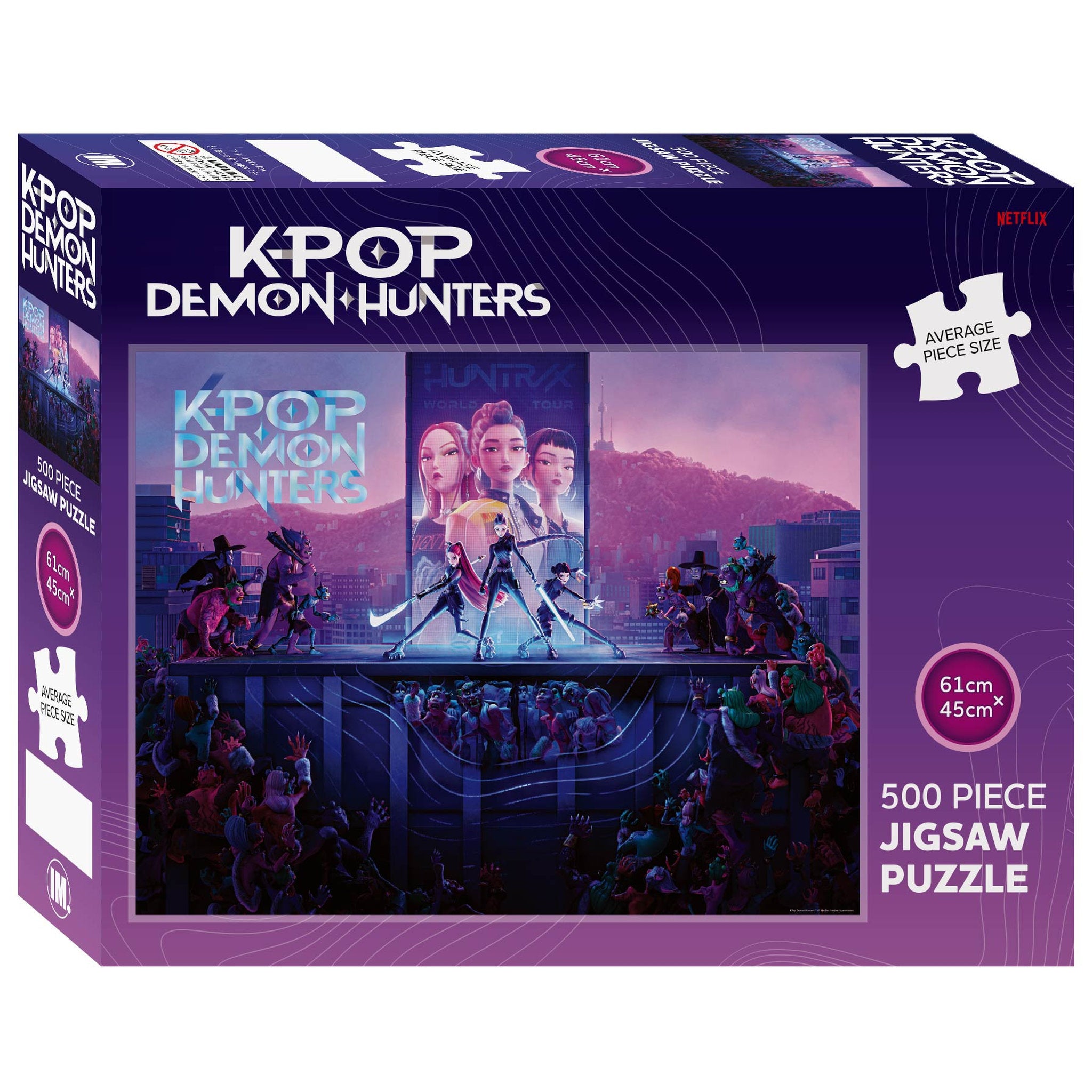 KPop Demon Hunters 500 Piece Jigsaw Puzzle - Stage