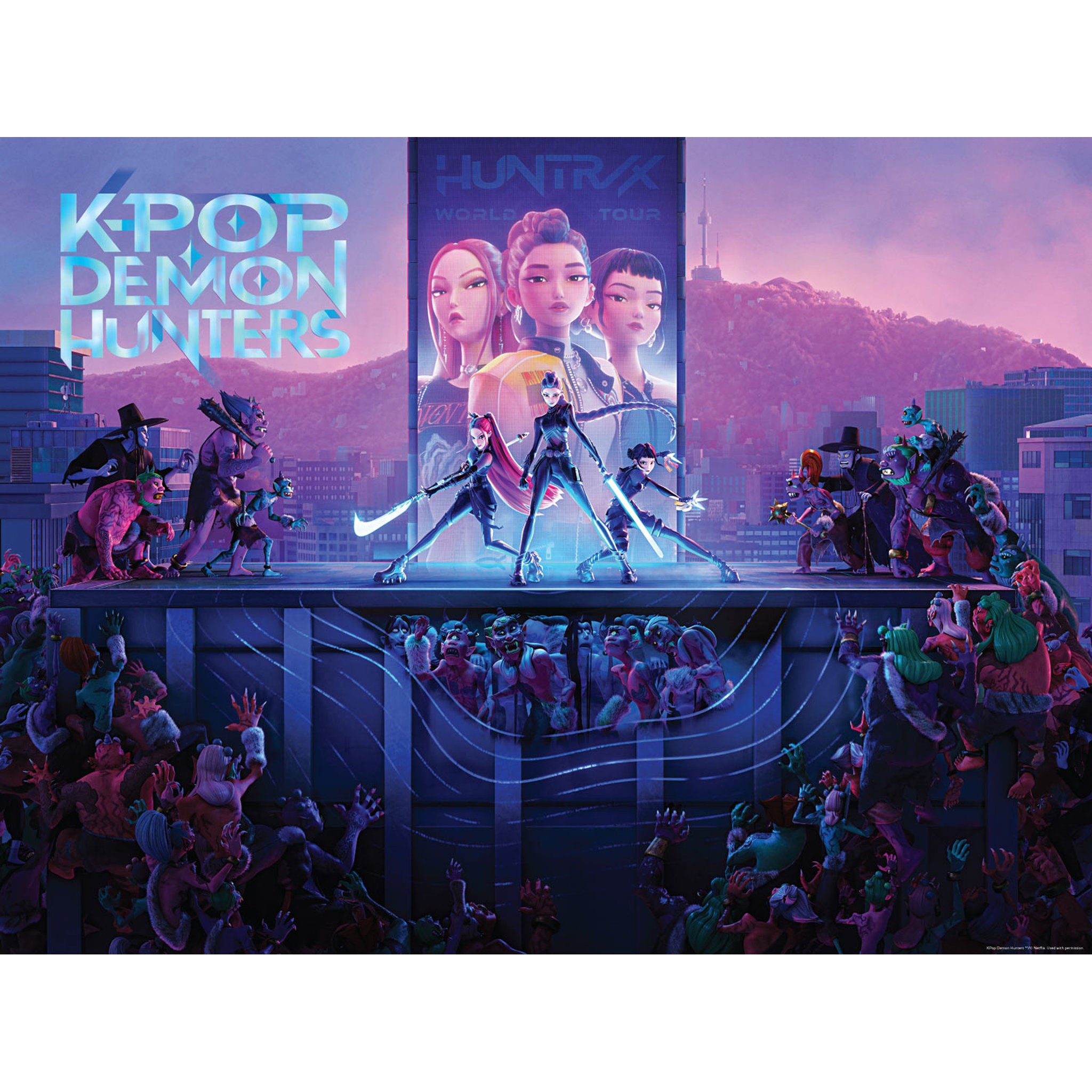 KPop Demon Hunters 1000 Piece Jigsaw Puzzle - Stage