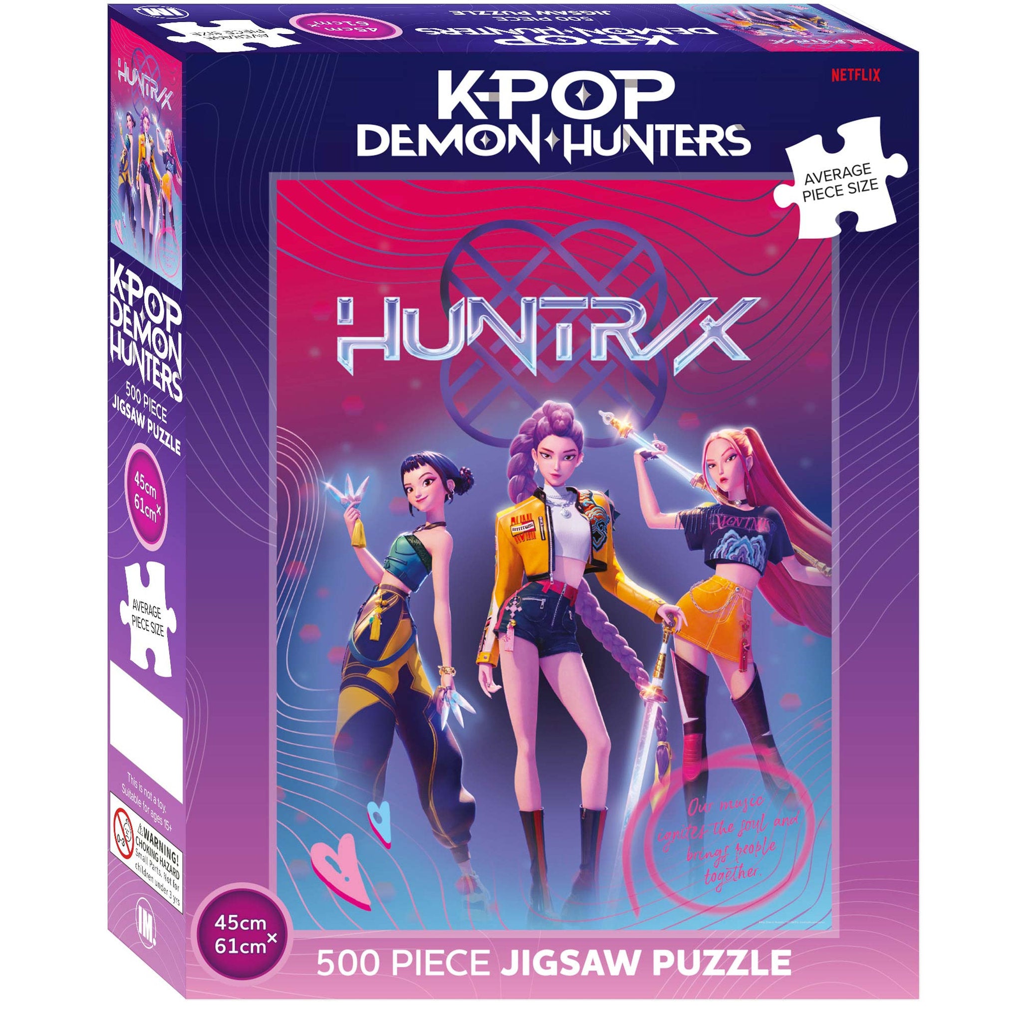 KPop Demon Hunters 500 Piece Jigsaw Puzzle - Huntrix
