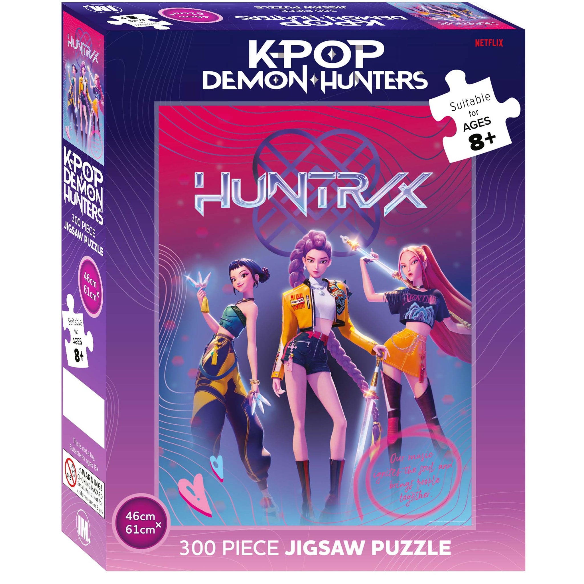 KPop Demon Hunters 300 Piece Jigsaw Puzzle - Huntrix