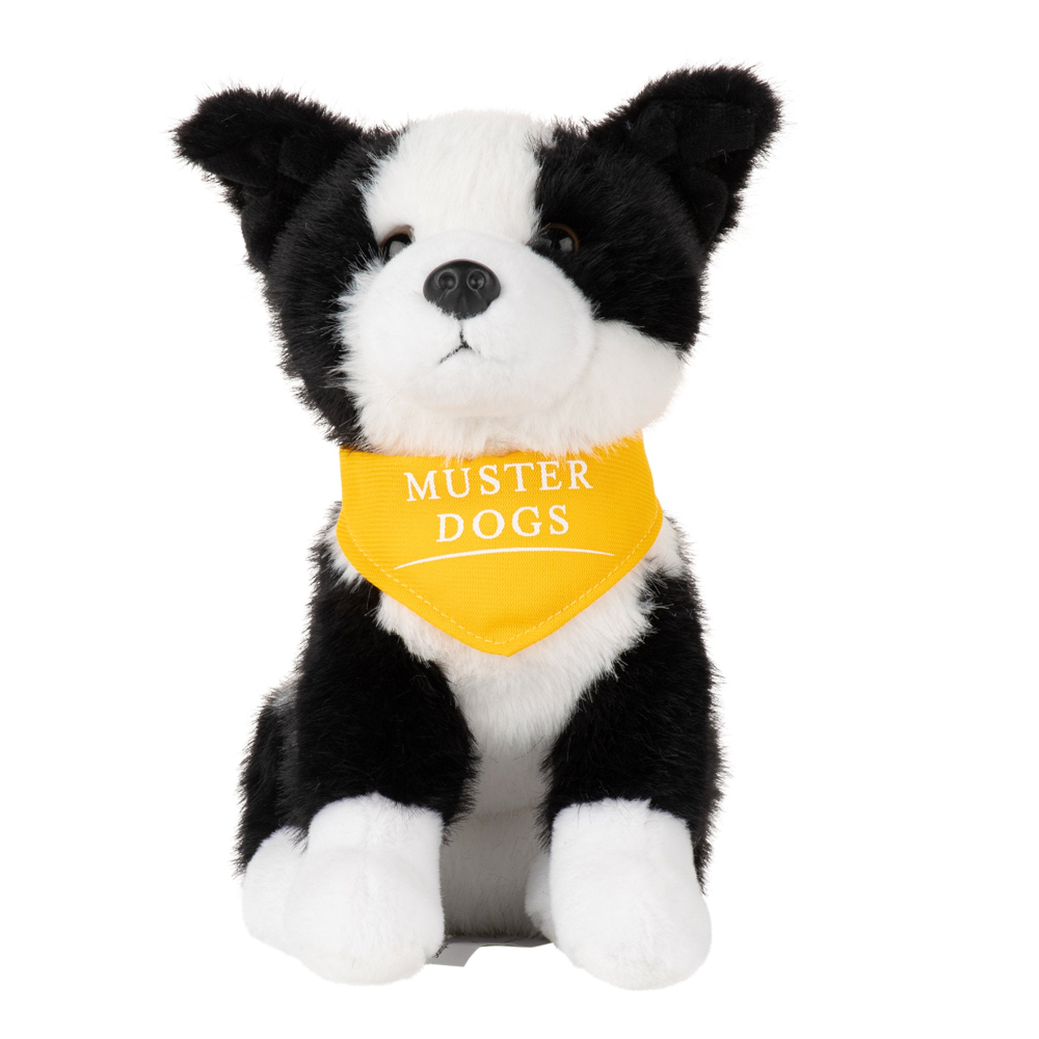 Muster Dogs White Border Collie Plush