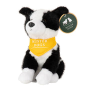 Muster Dogs White Border Collie Plush