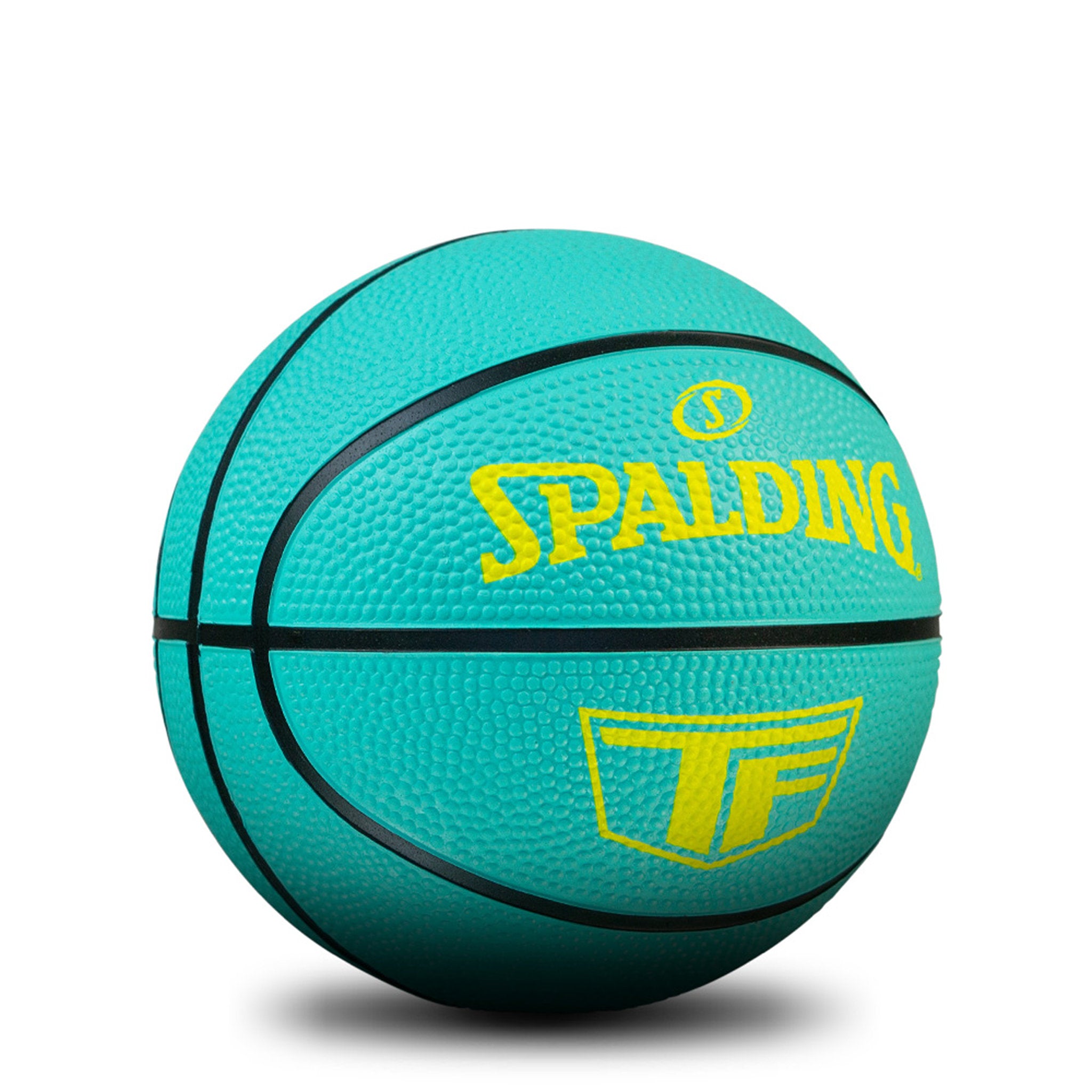 Spalding TF Outdoor Basketball Teal / Yellow Size 1