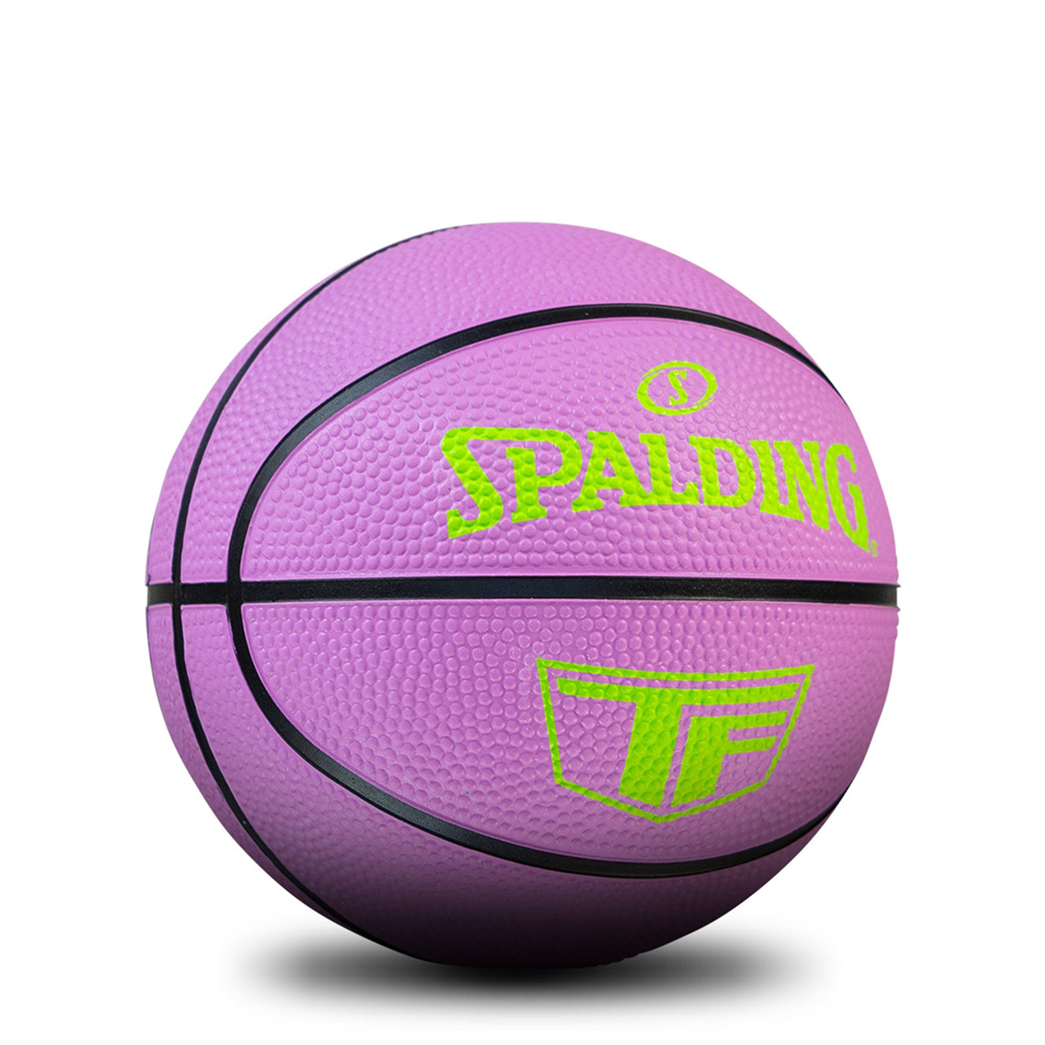 Spalding TF Outdoor Basketball Purple / Green Size 1