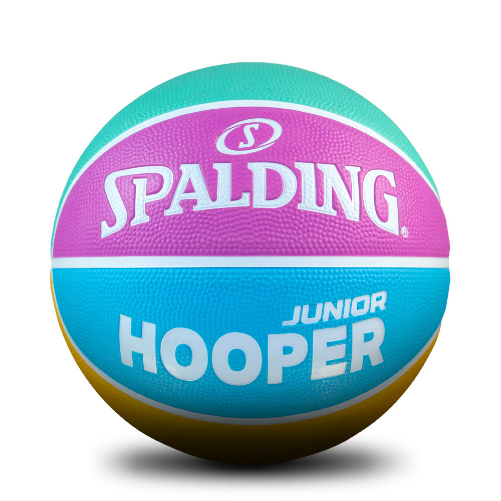 Spalding Junior Hooper Basketball - Purple/Blue