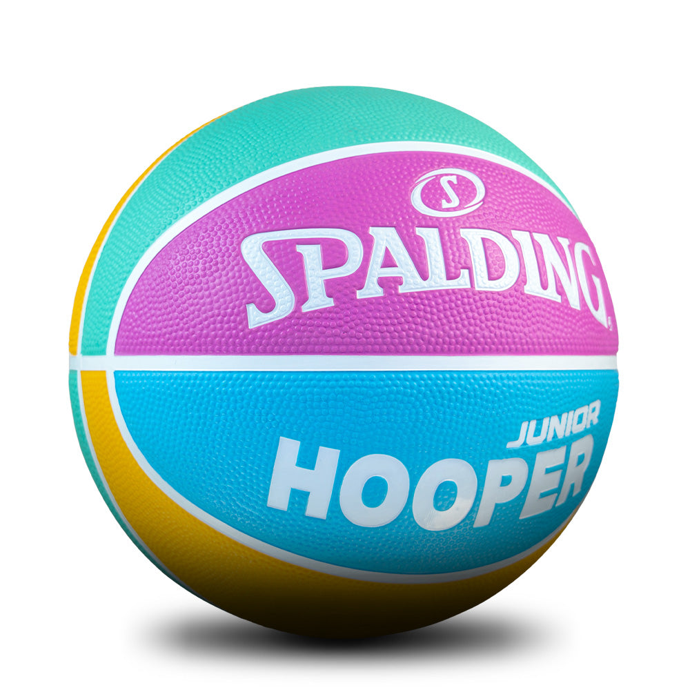 Spalding Junior Hooper Basketball - Purple/Blue