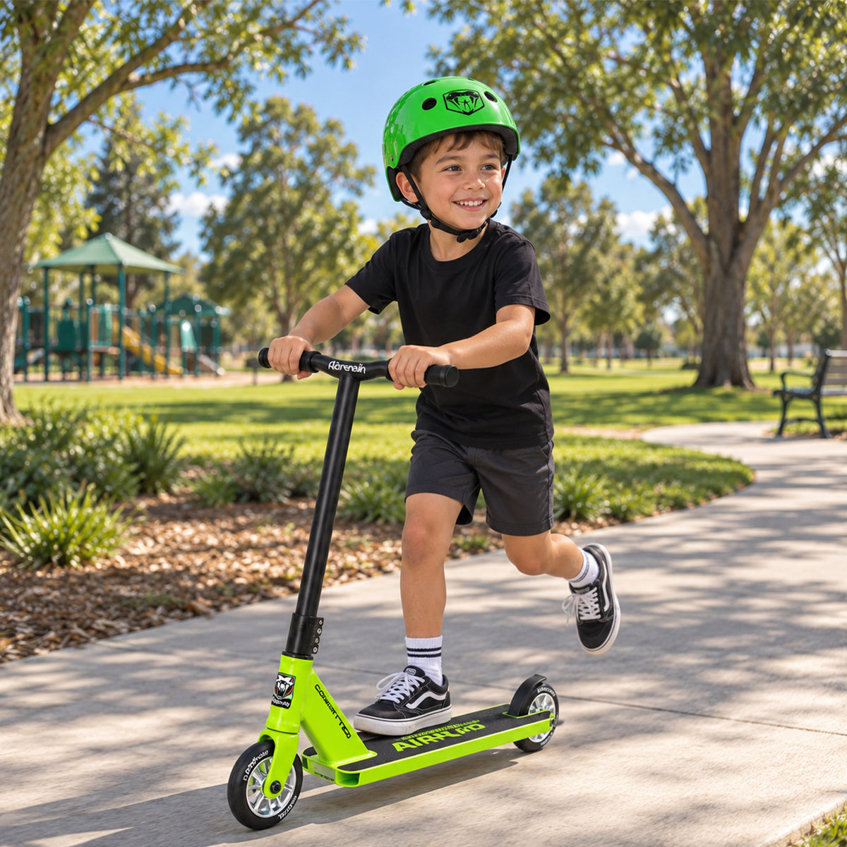 Adrenalin Stunt Air Pro 110 Scooter Lime