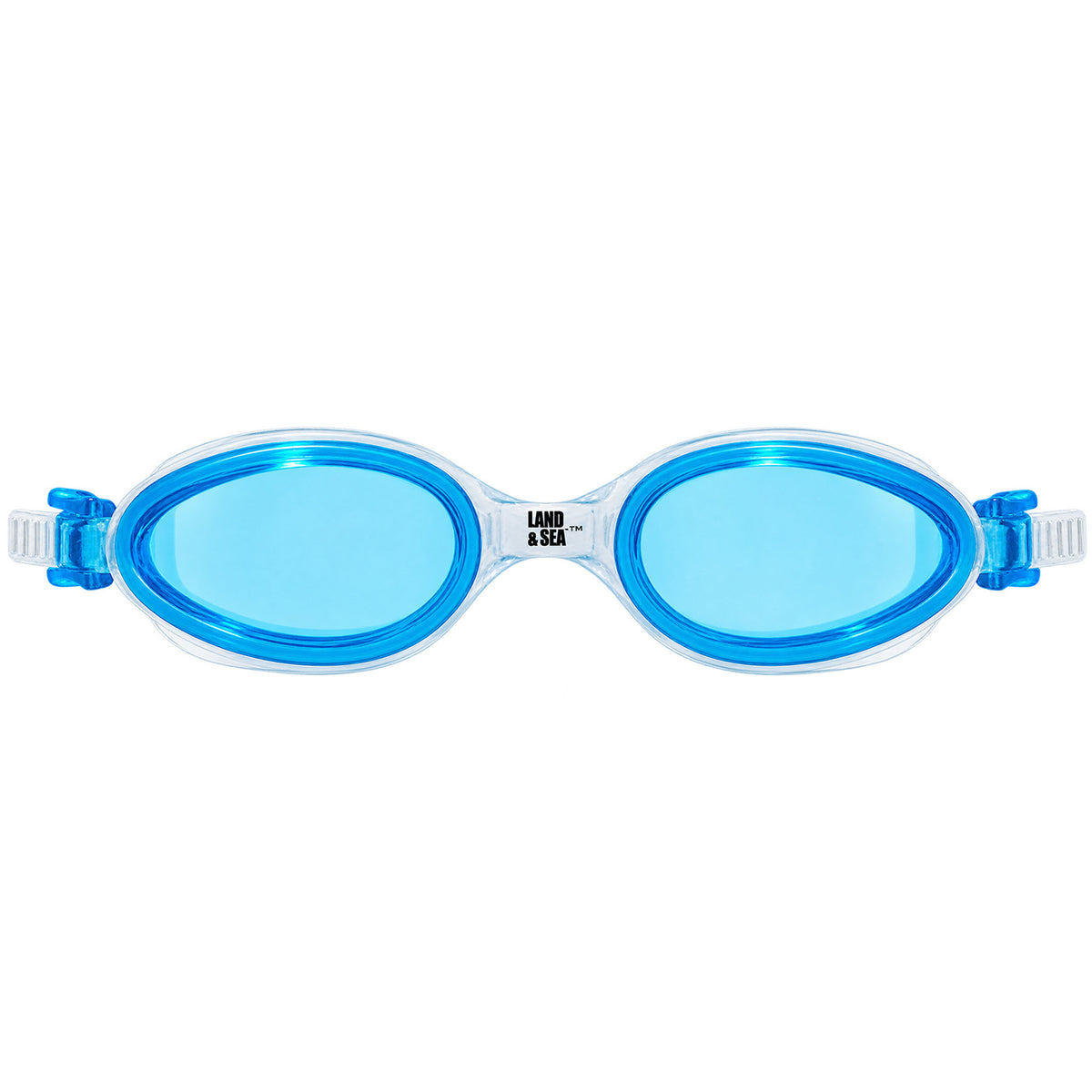 Land & Sea Uni-Fit Silicone Swim Goggles - Aqua