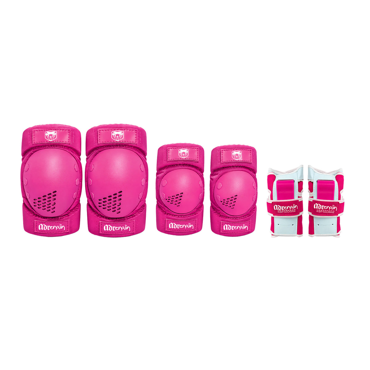 Adrenalin Scooter & Skate Protection Kit 6 Piece Youth - Pink