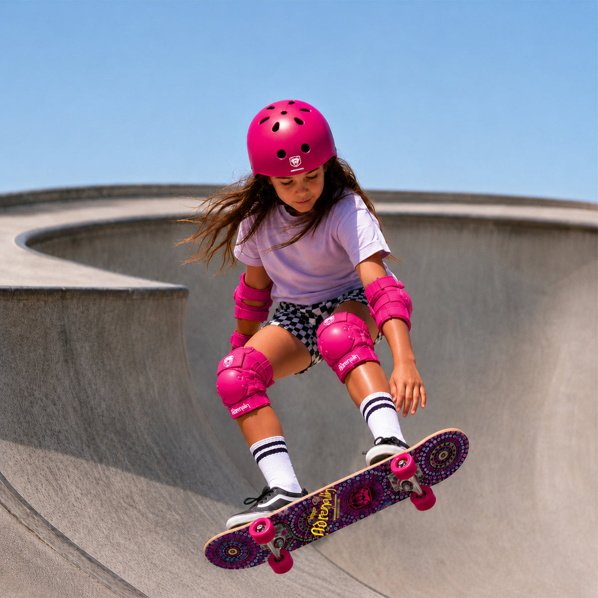 Adrenalin Scooter & Skate Protection Kit 6 Piece Youth - Pink