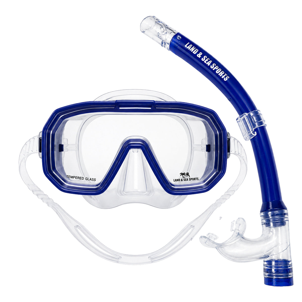 Kakadu Junior Silicone Mask & Snorkel Set - Blue