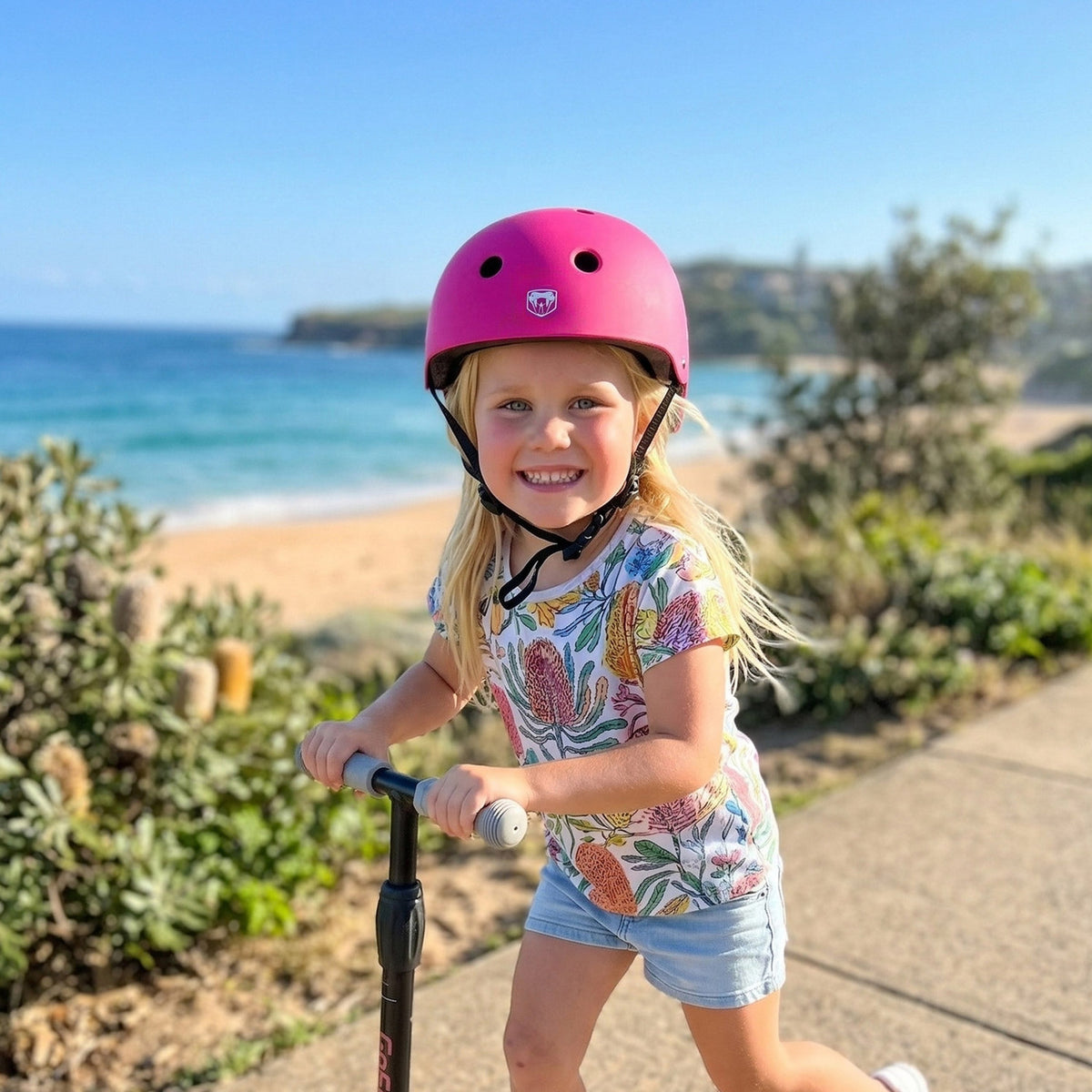 Adrenalin Child Skate & Scooter Helmet 4-6 Years - Pink