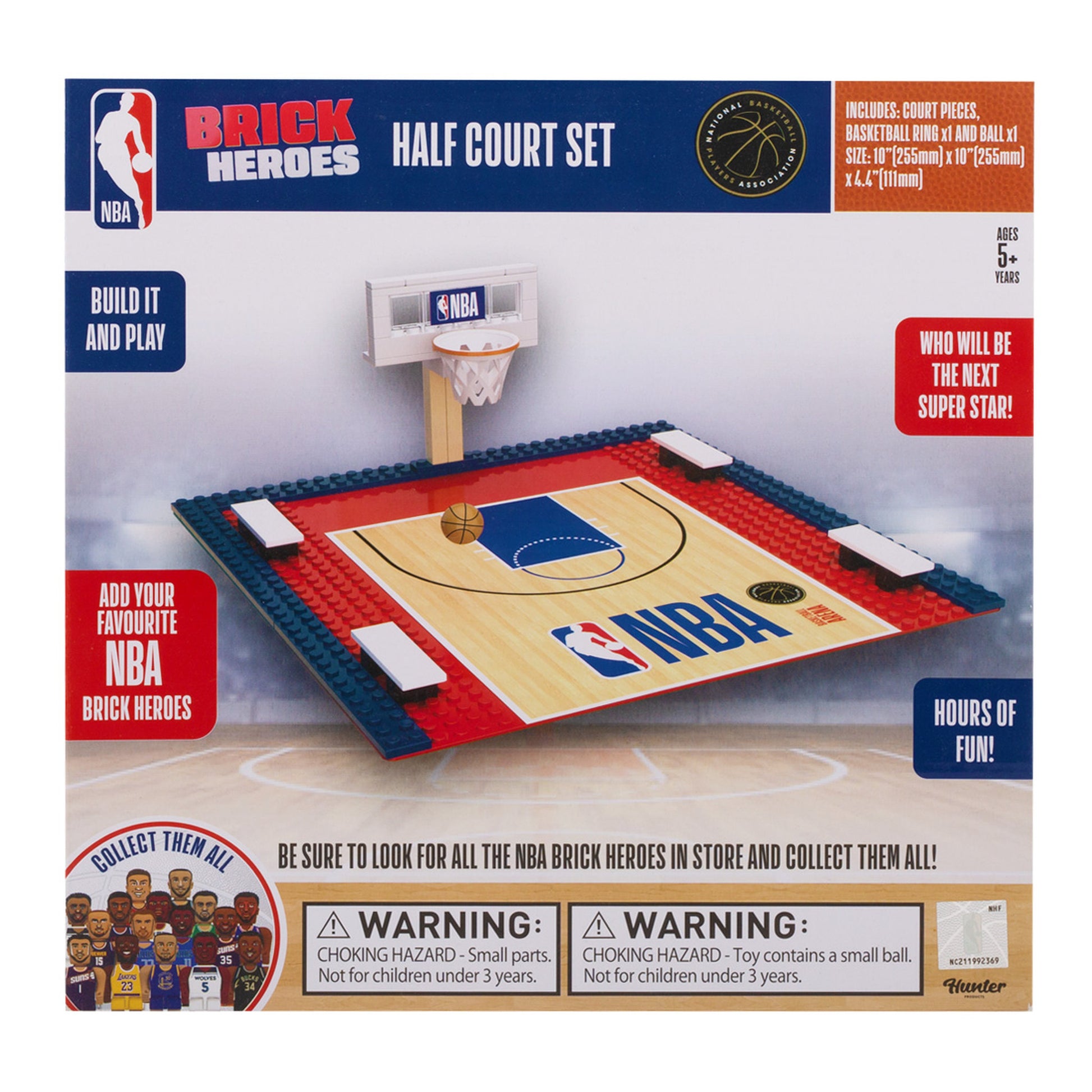 NBA Brick Heros Half Court - Toyworld Australia