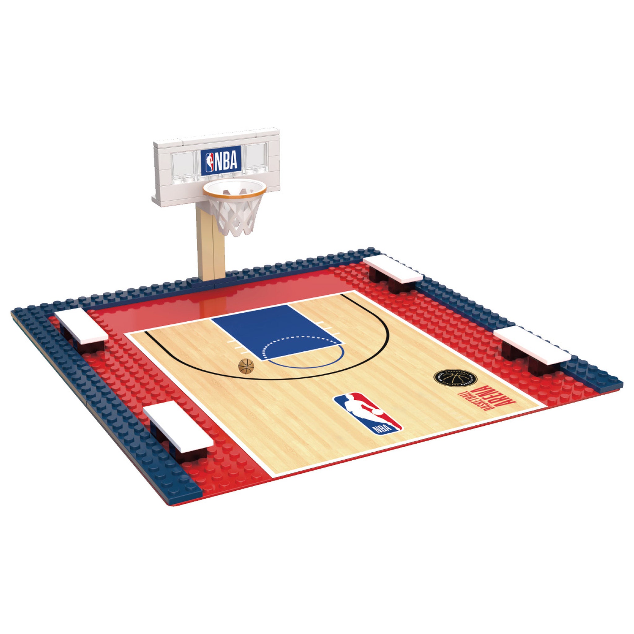 NBA Brick Heros Half Court - Toyworld Australia
