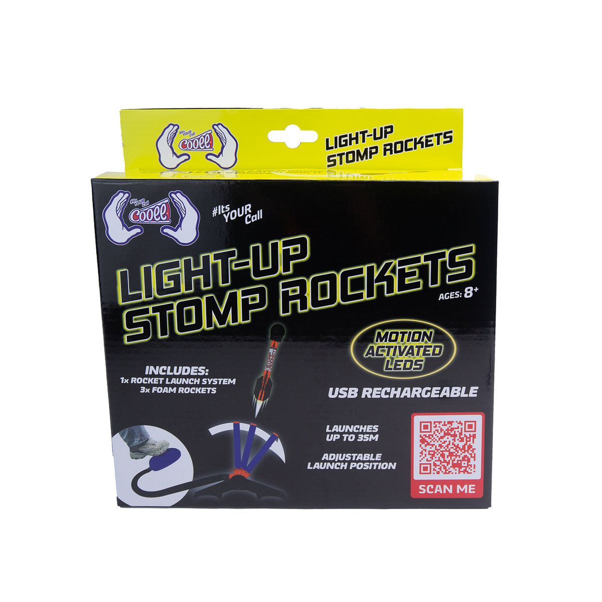Cooee Outdoor Light Up Stomp Rocket