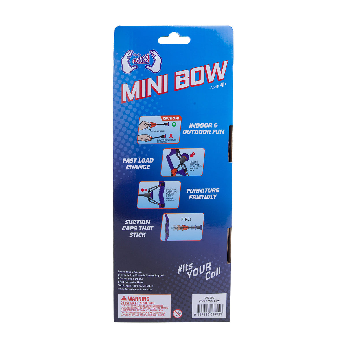 Cooee Outdoor Mini Bow With 2 Arrows