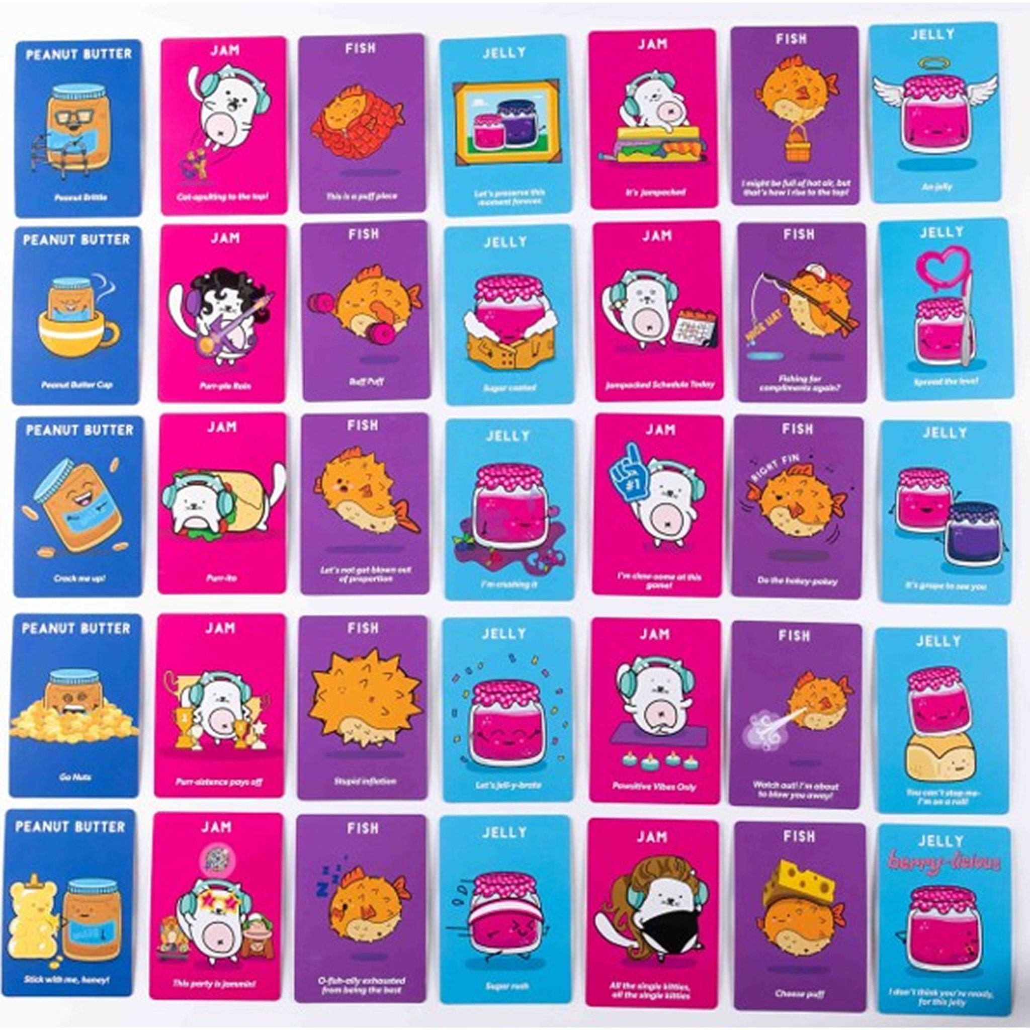 Jelly Fish Toast & Jam Card Game