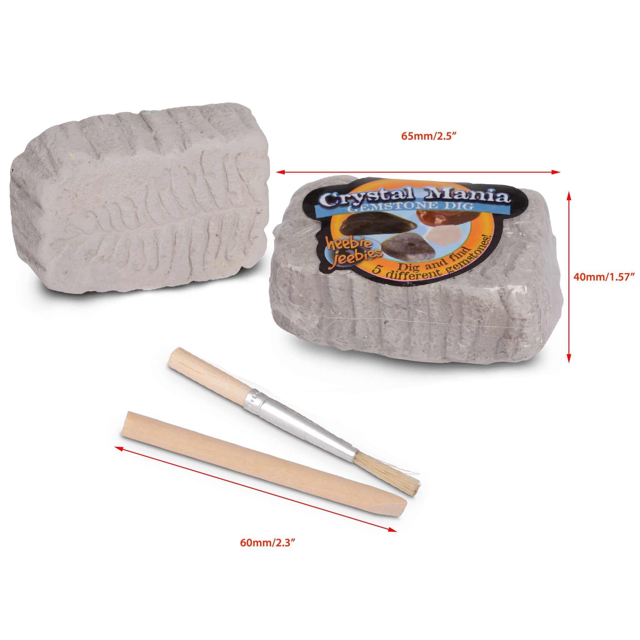 Heebie Jeebies Crystal Mania Gemstone Dig