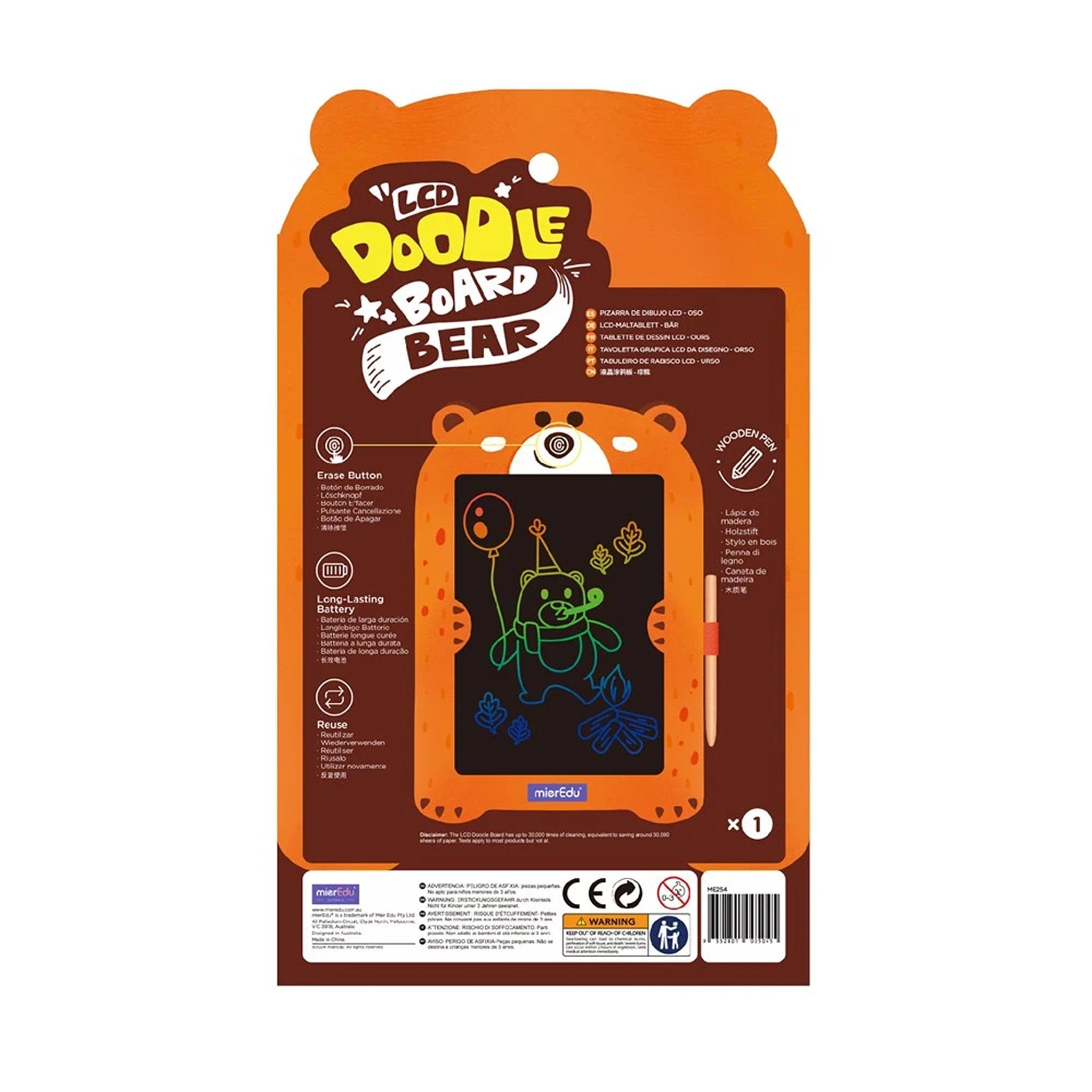 mierEdu LCD Bear Doodle Board