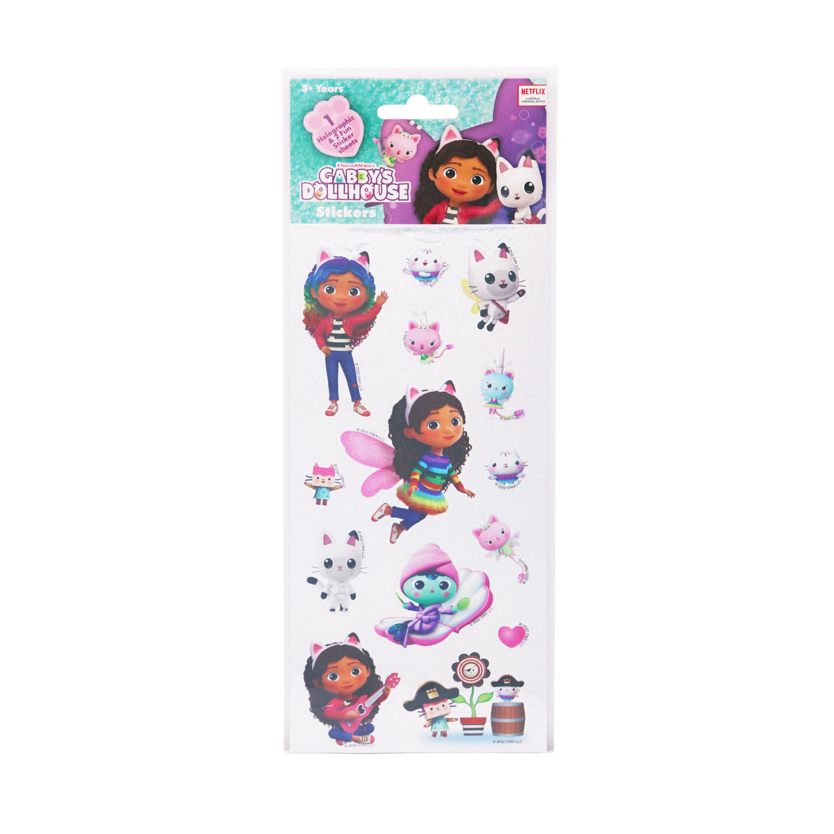 Gabby's Dollhouse Sticker 3 Pack