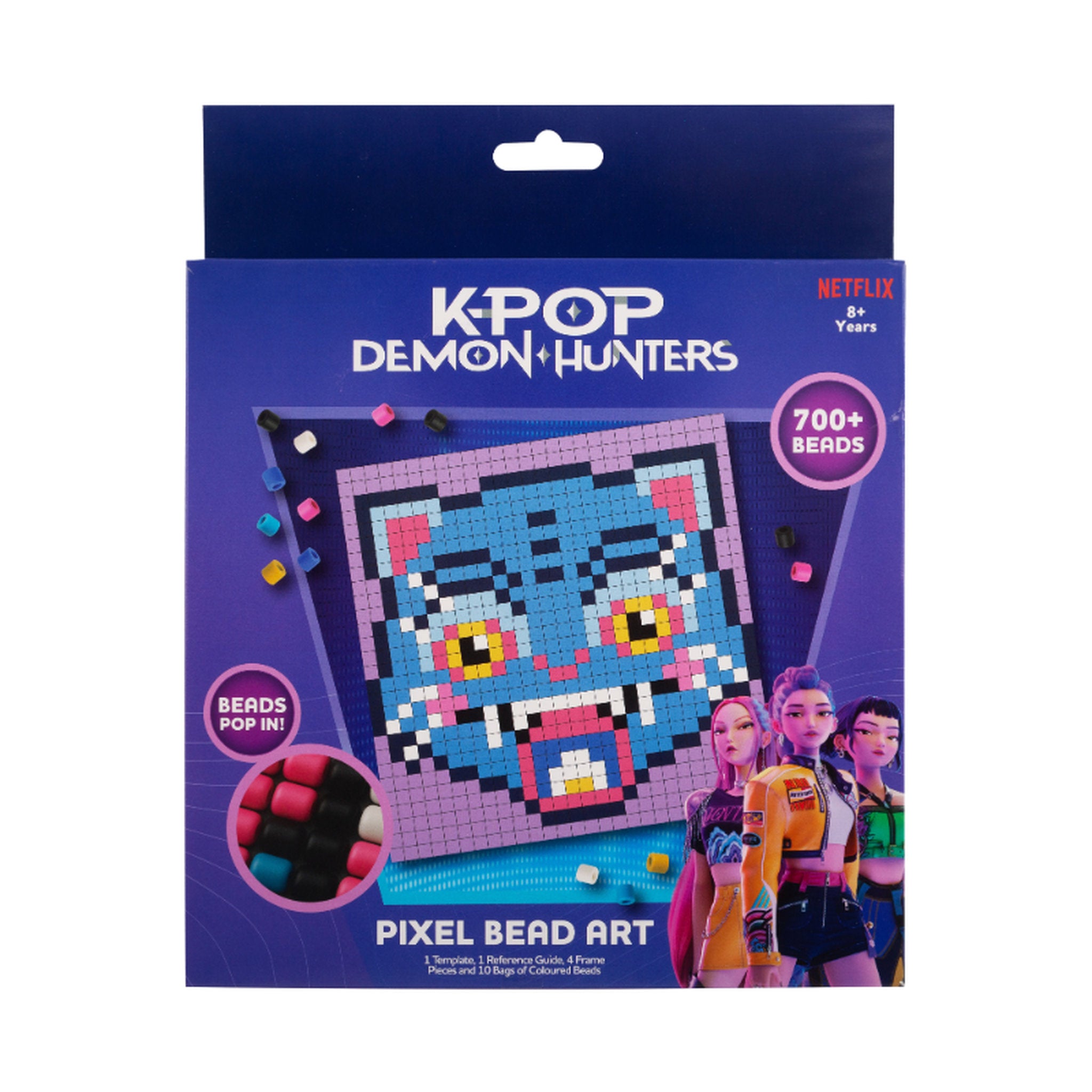 KPop Demon Hunters Pixel Bead Art