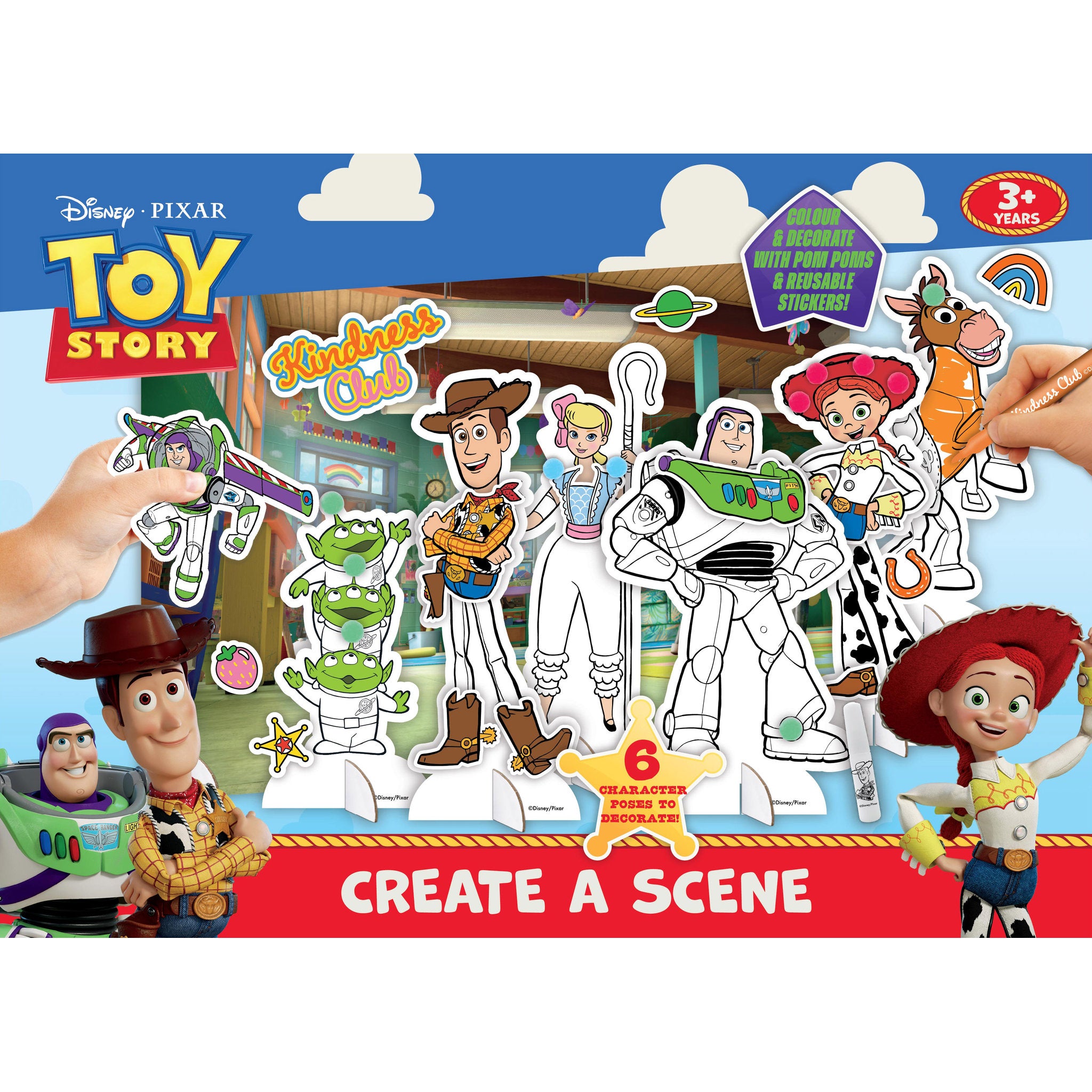 Disney Pixar Toy Story Create A Scene Colour & Sticker Book