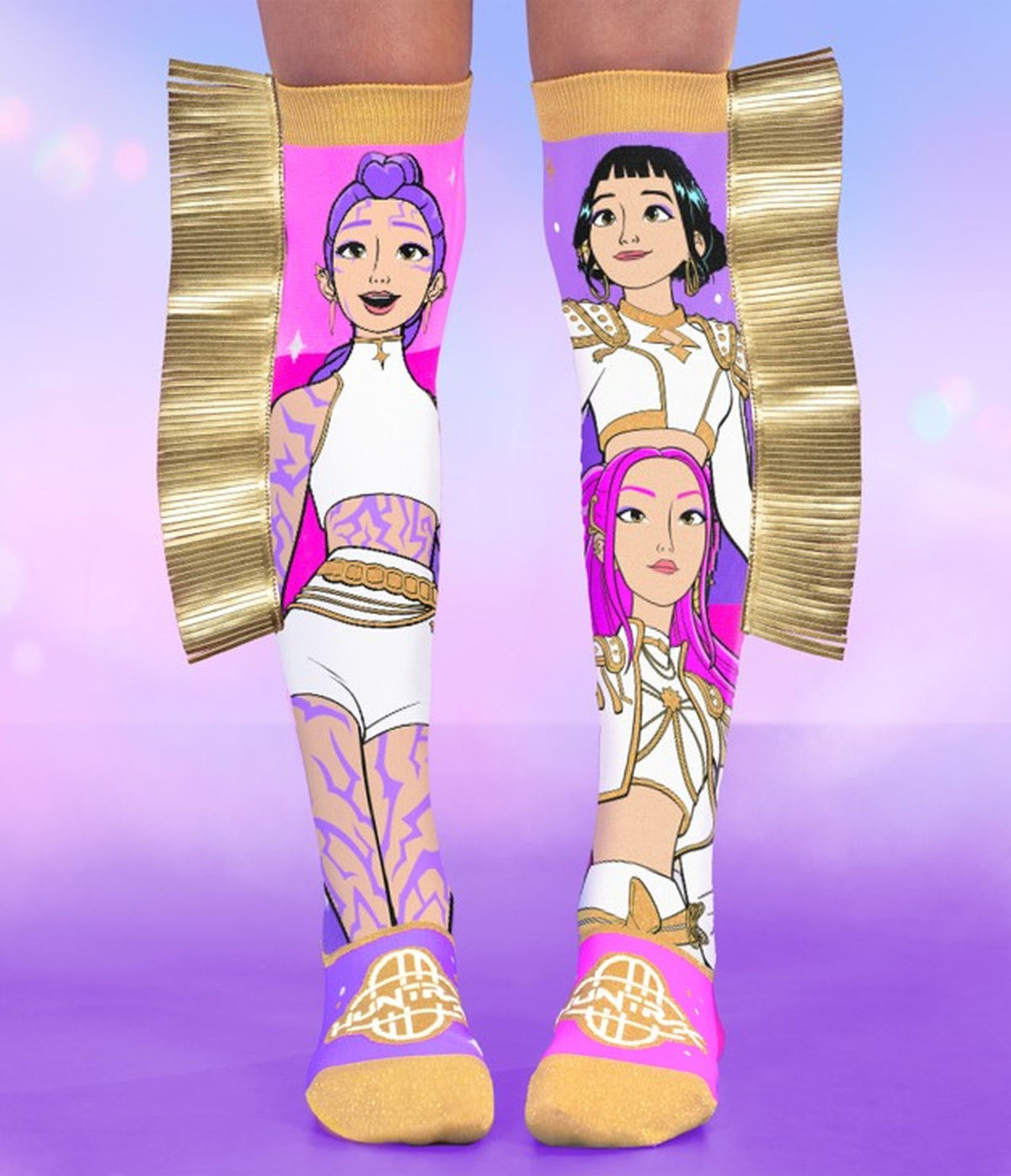 MADMIA KPop Demon Hunters Golden Socks