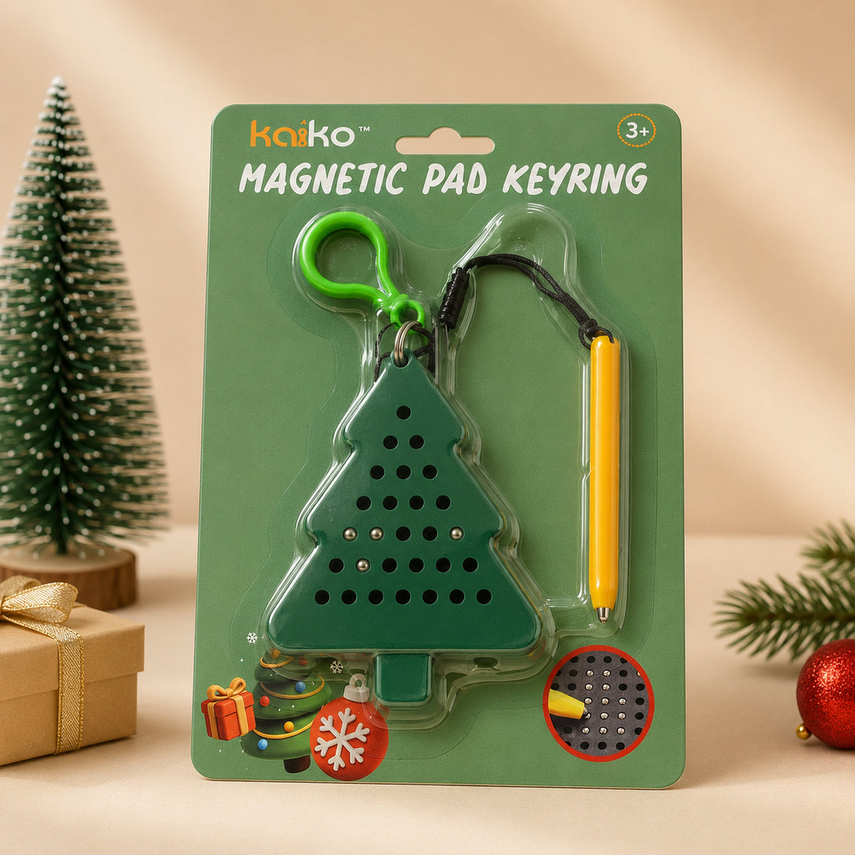 Kaiko Magnetic Keyring Christmas Tree