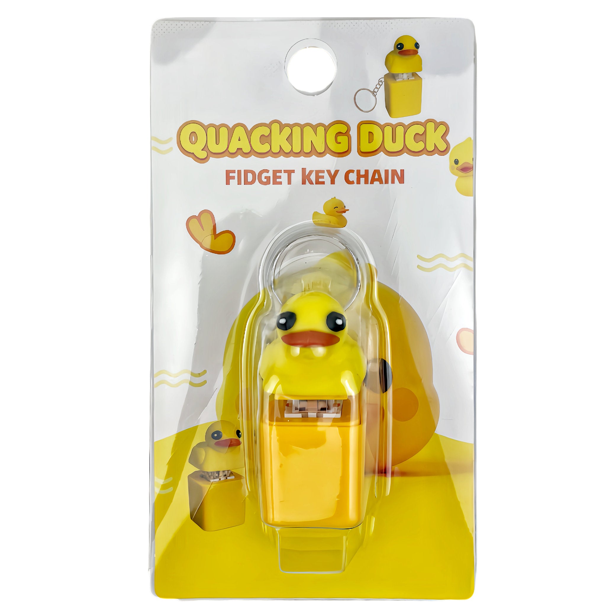 Quacking Duck Fidget Keychain