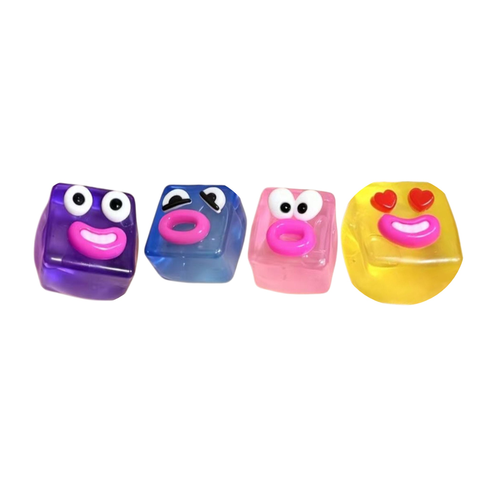 Squishy Maltose Face Swapping 6cm Cube Assorted Styles