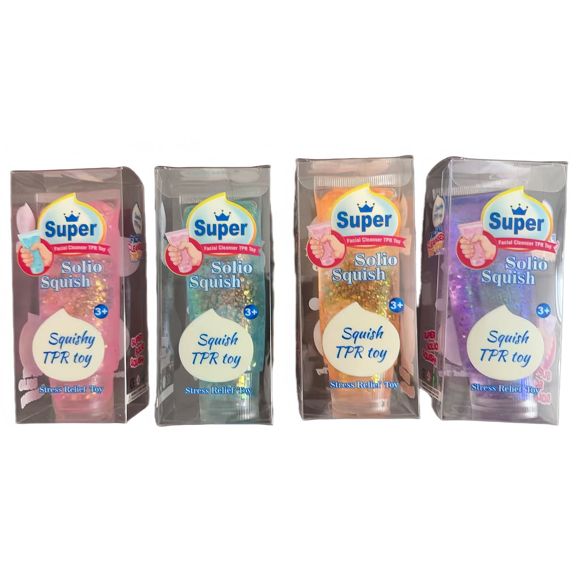 Squishy Maltose Glitter Cleansing Tubes Assorted Styles