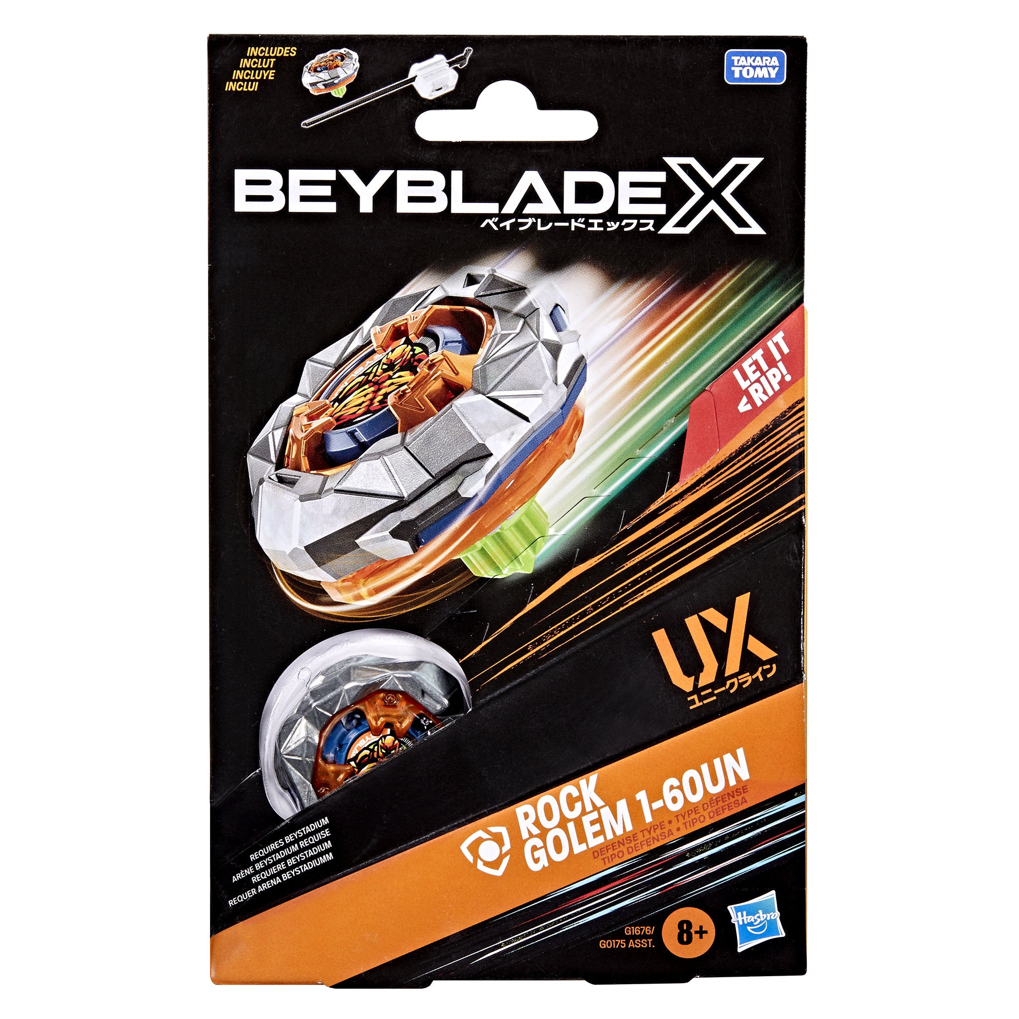 Beyblade X Rock Golem 1-60UN UX  Starter Pack Set