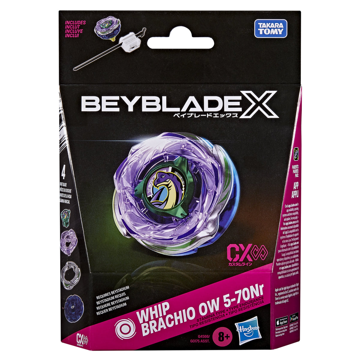 Beyblade X Whip Bracio OW 5-70NR CX Infinity Starter Pack